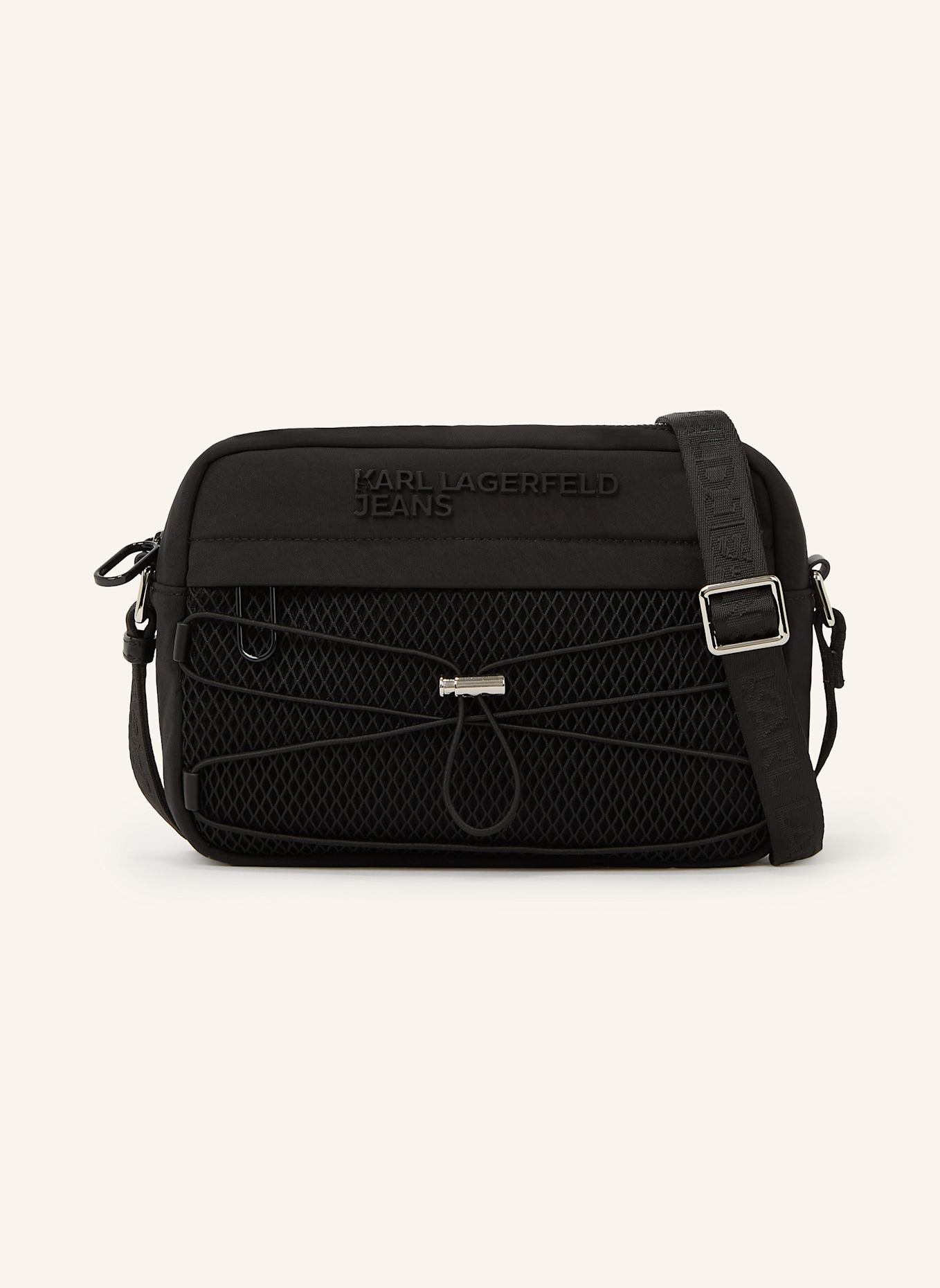 KARL LAGERFELD JEANS Umhängetasche: SCHWARZ
