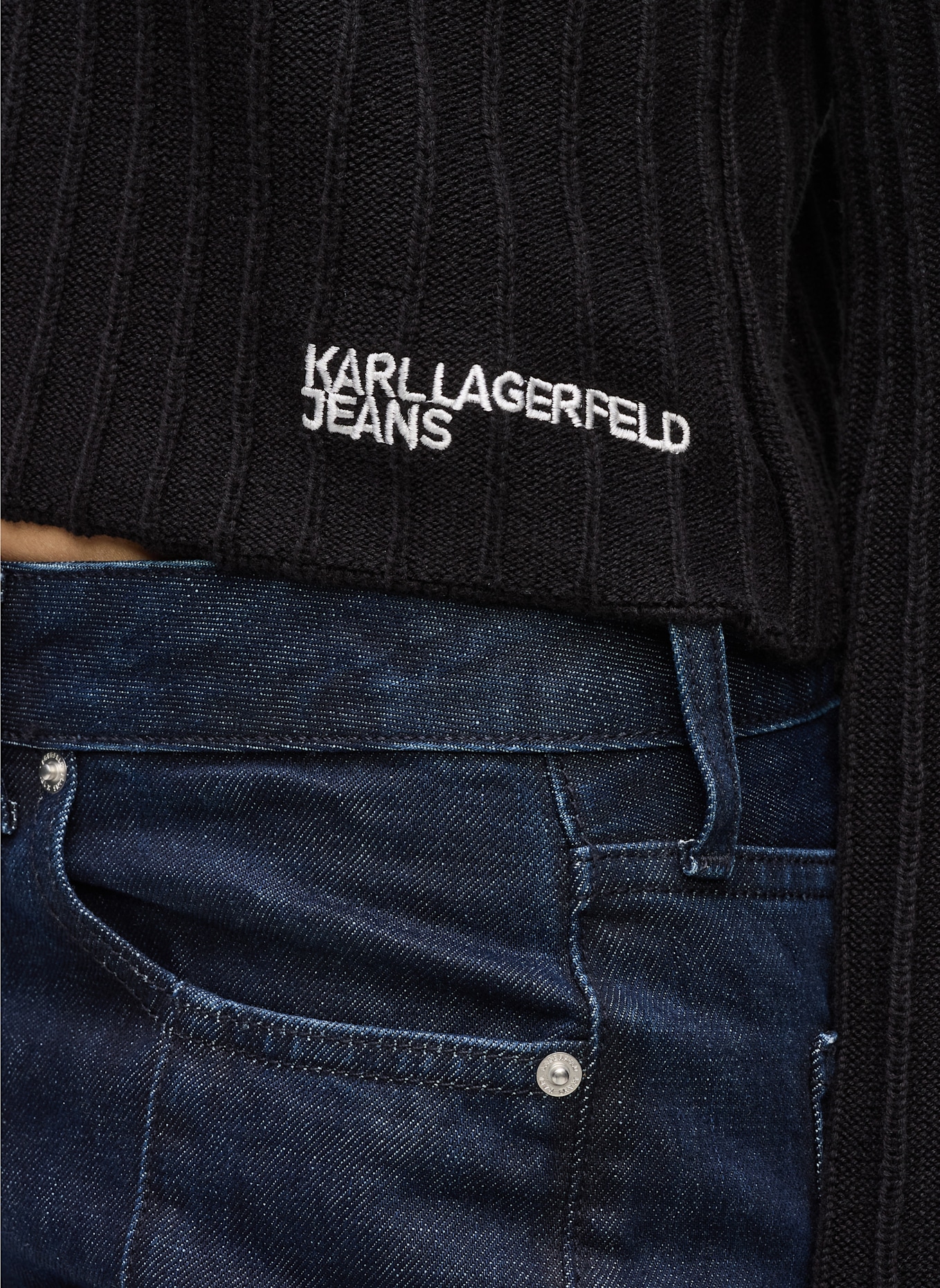 KARL LAGERFELD JEANS Sweatshirt: SCHWARZ