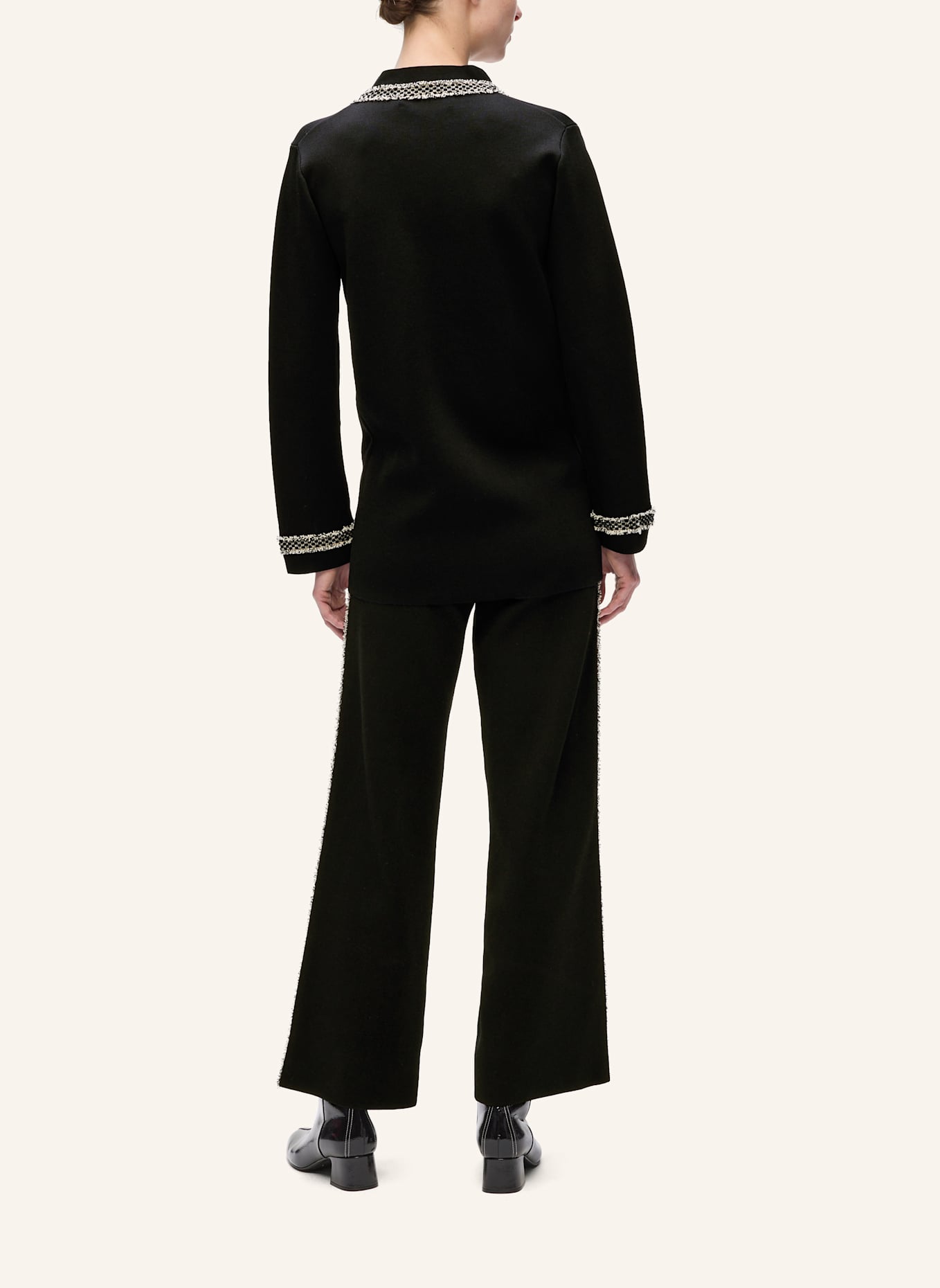 KARL LAGERFELD Top: SCHWARZ