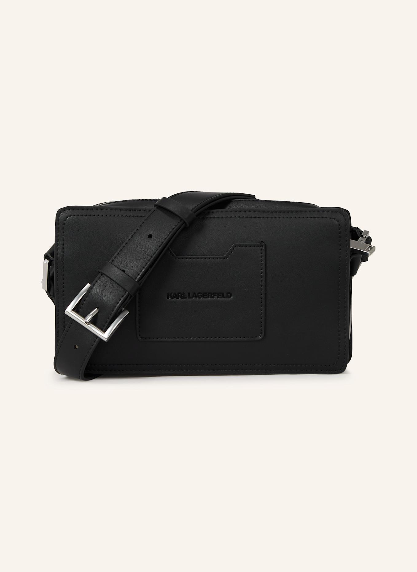 KARL LAGERFELD K/Autograph Umhängetasche: SCHWARZ