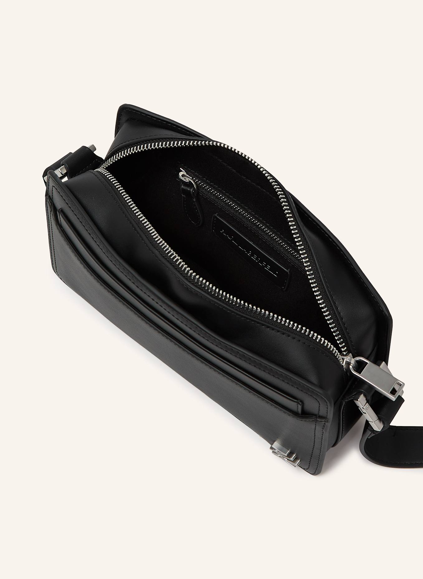 KARL LAGERFELD K/Autograph Umhängetasche: SCHWARZ