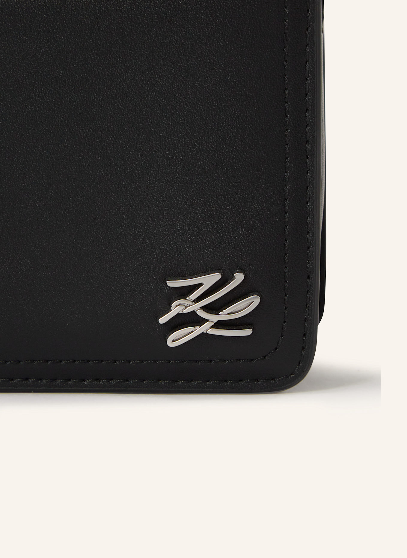 KARL LAGERFELD K/Autograph Umhängetasche: SCHWARZ