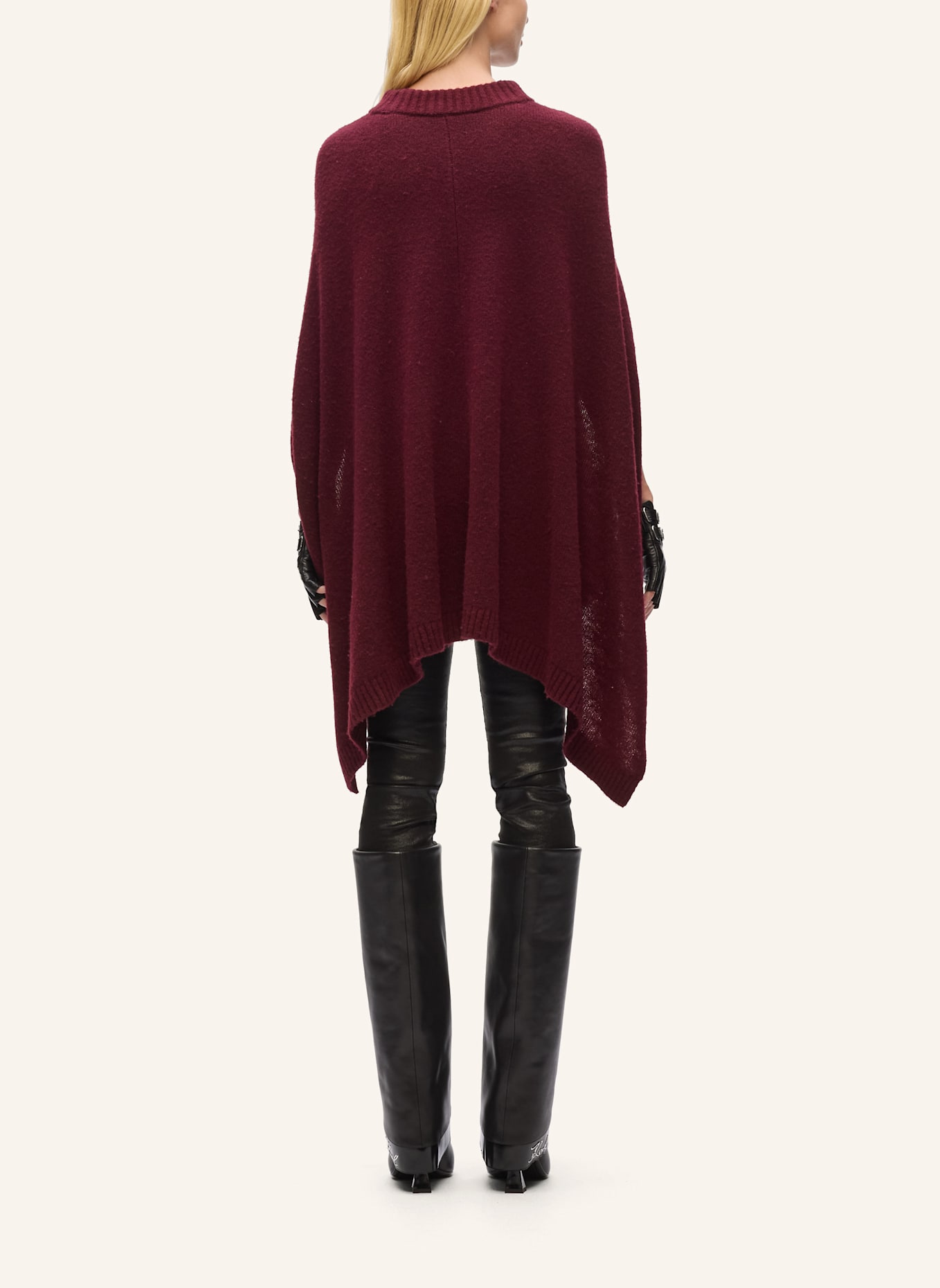 KARL LAGERFELD Top: DUNKELROT