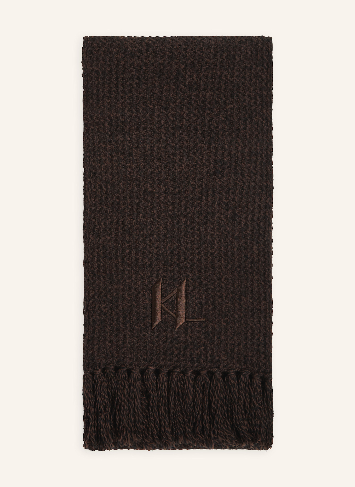 KARL LAGERFELD Schal: DUNKELBRAUN