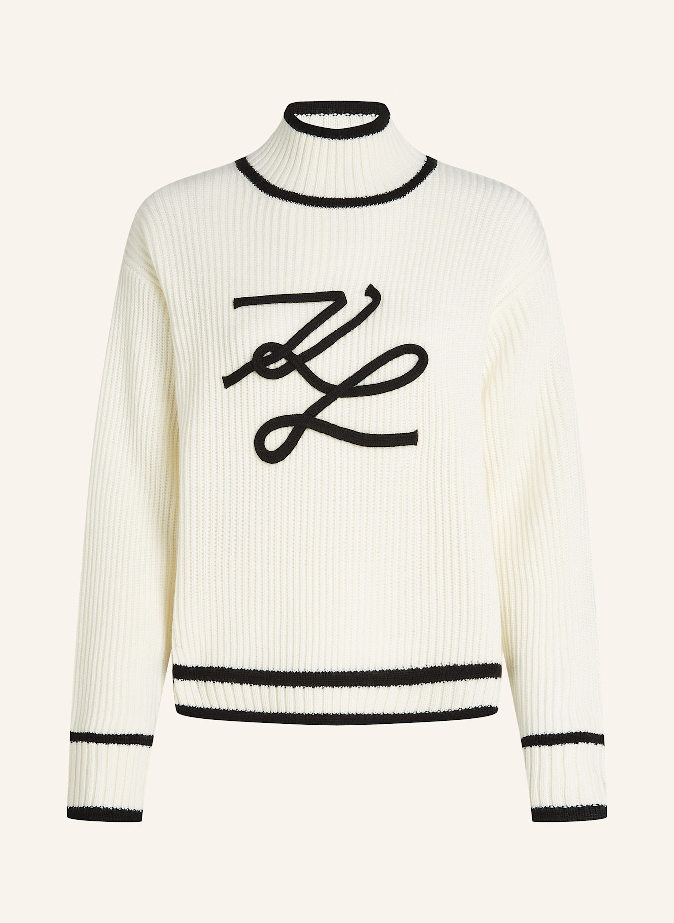KARL LAGERFELD Top: WEISS