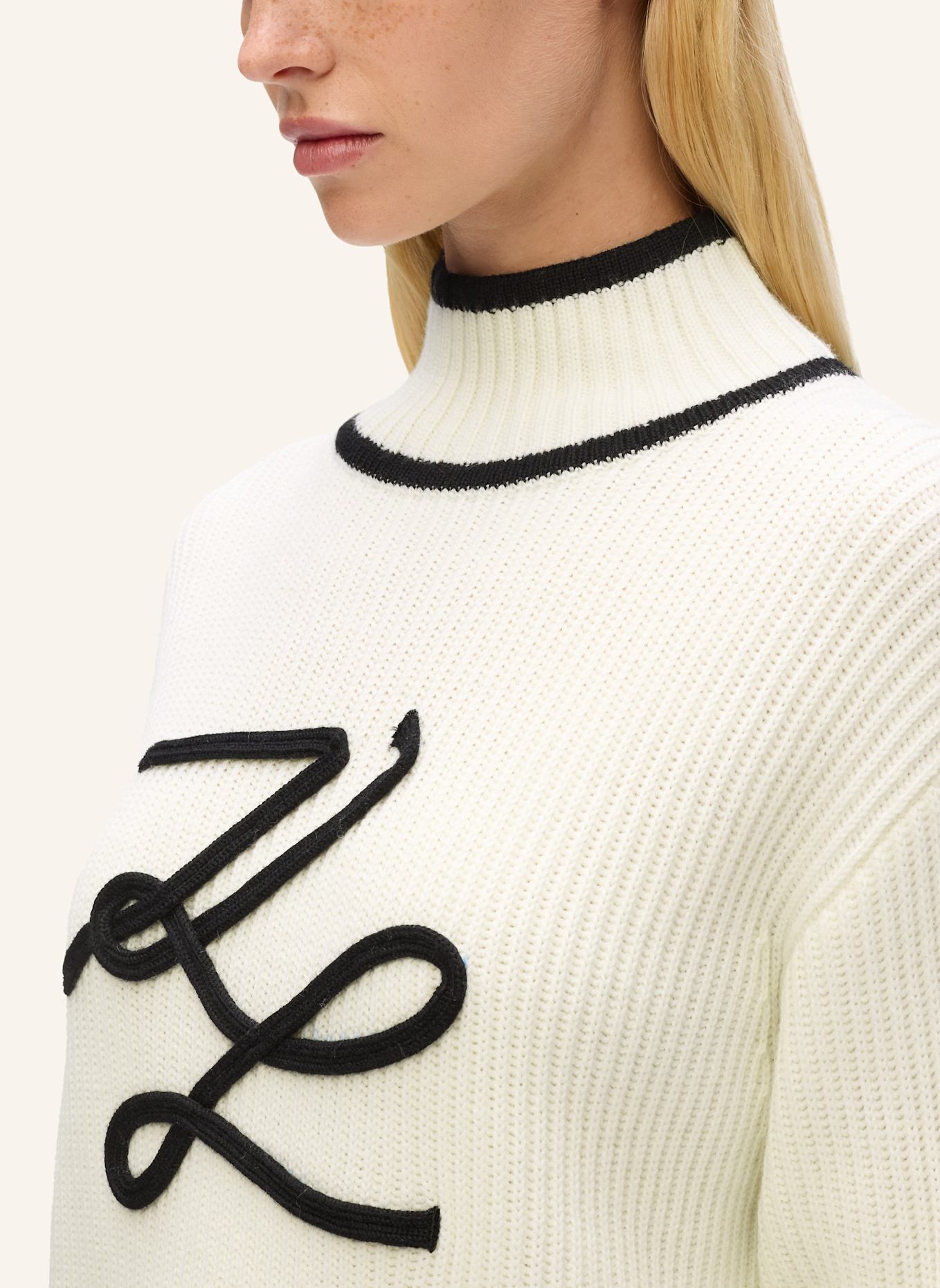 KARL LAGERFELD Top: WEISS