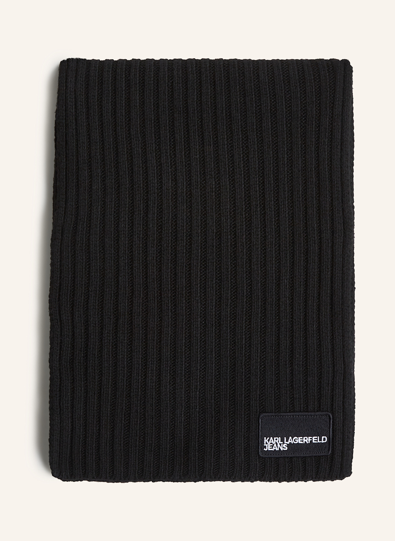 KARL LAGERFELD JEANS Schal: SCHWARZ