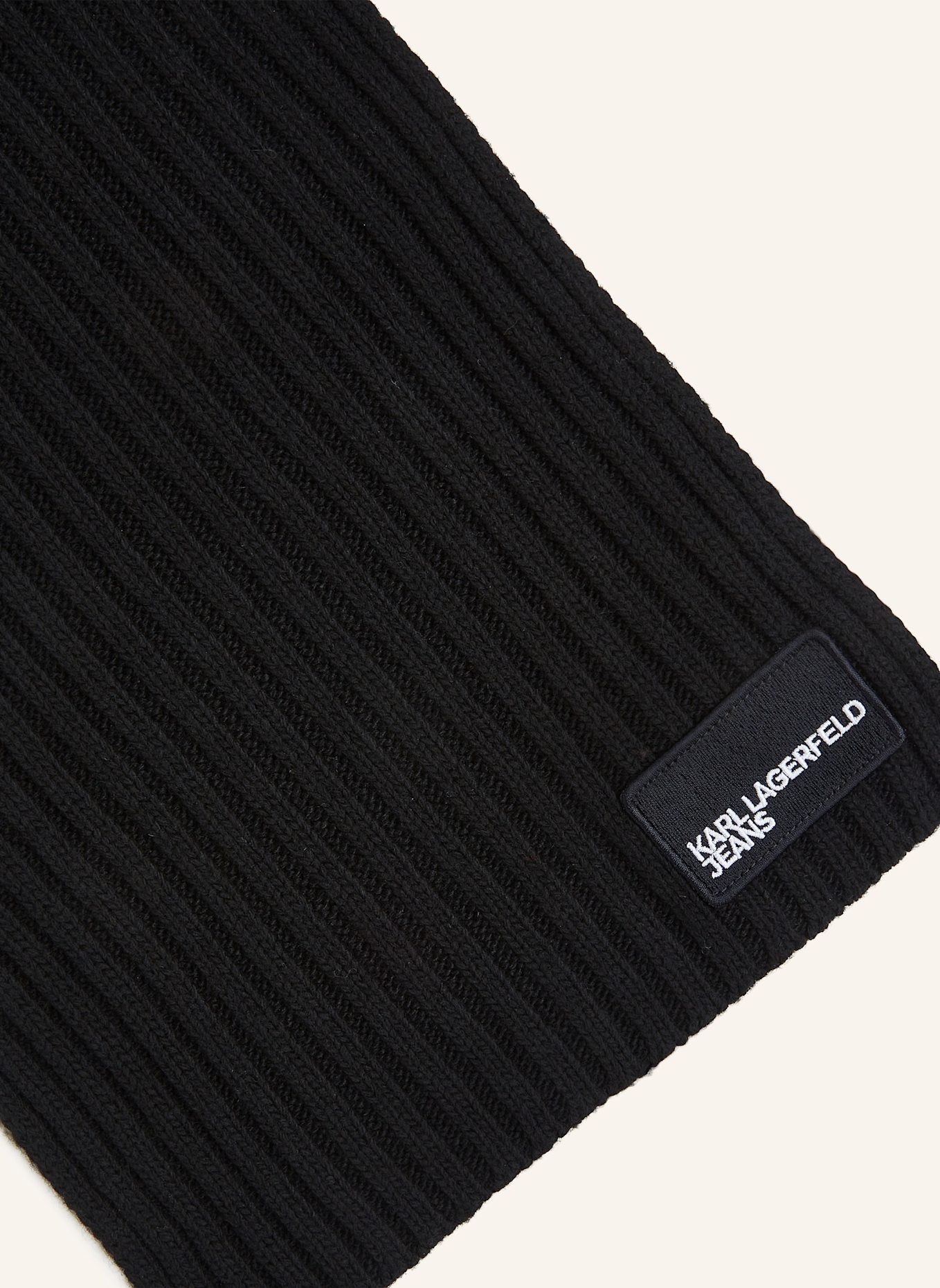 KARL LAGERFELD JEANS Schal: SCHWARZ