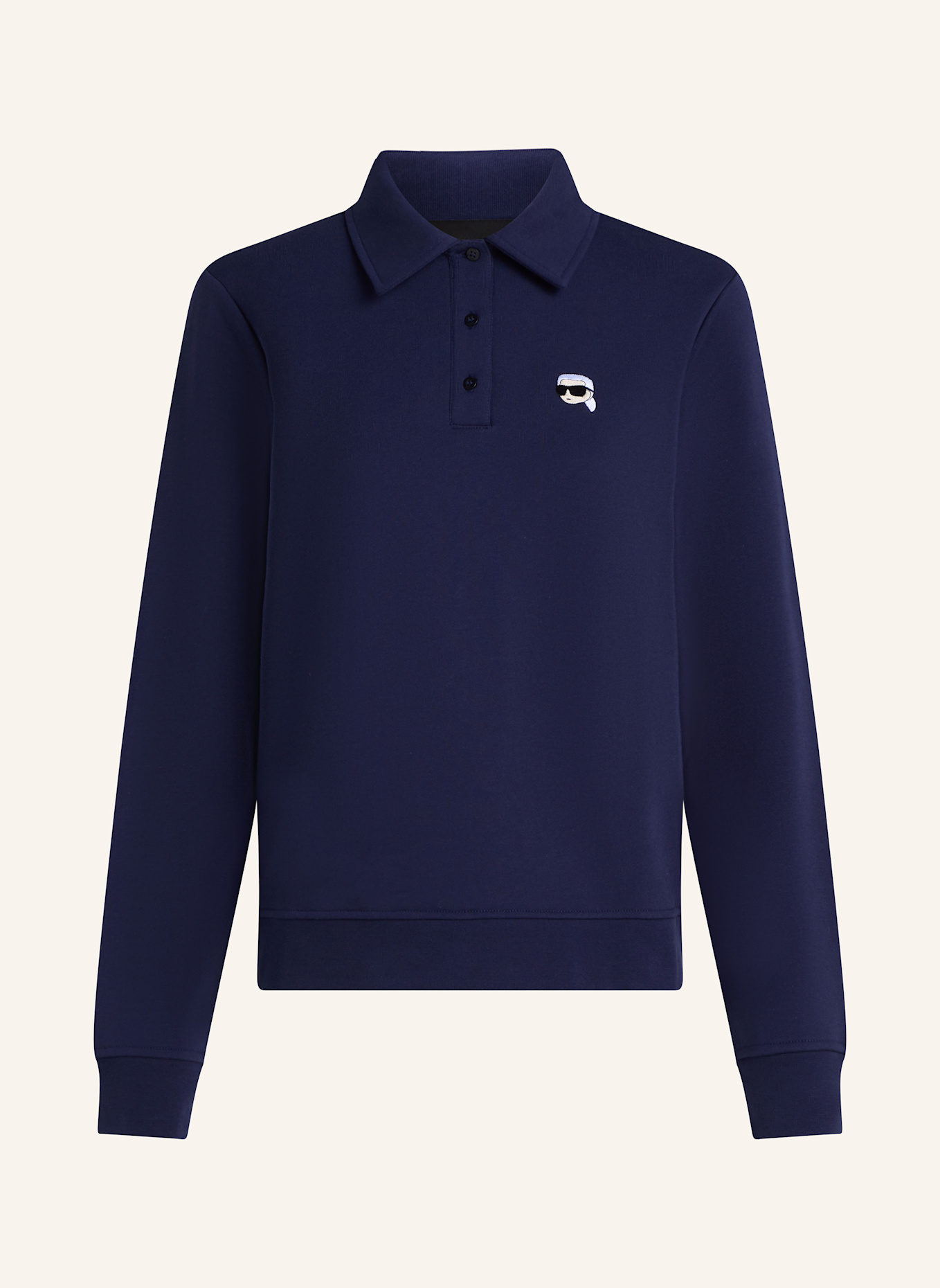 KARL LAGERFELD Sweatshirt: DUNKELBLAU