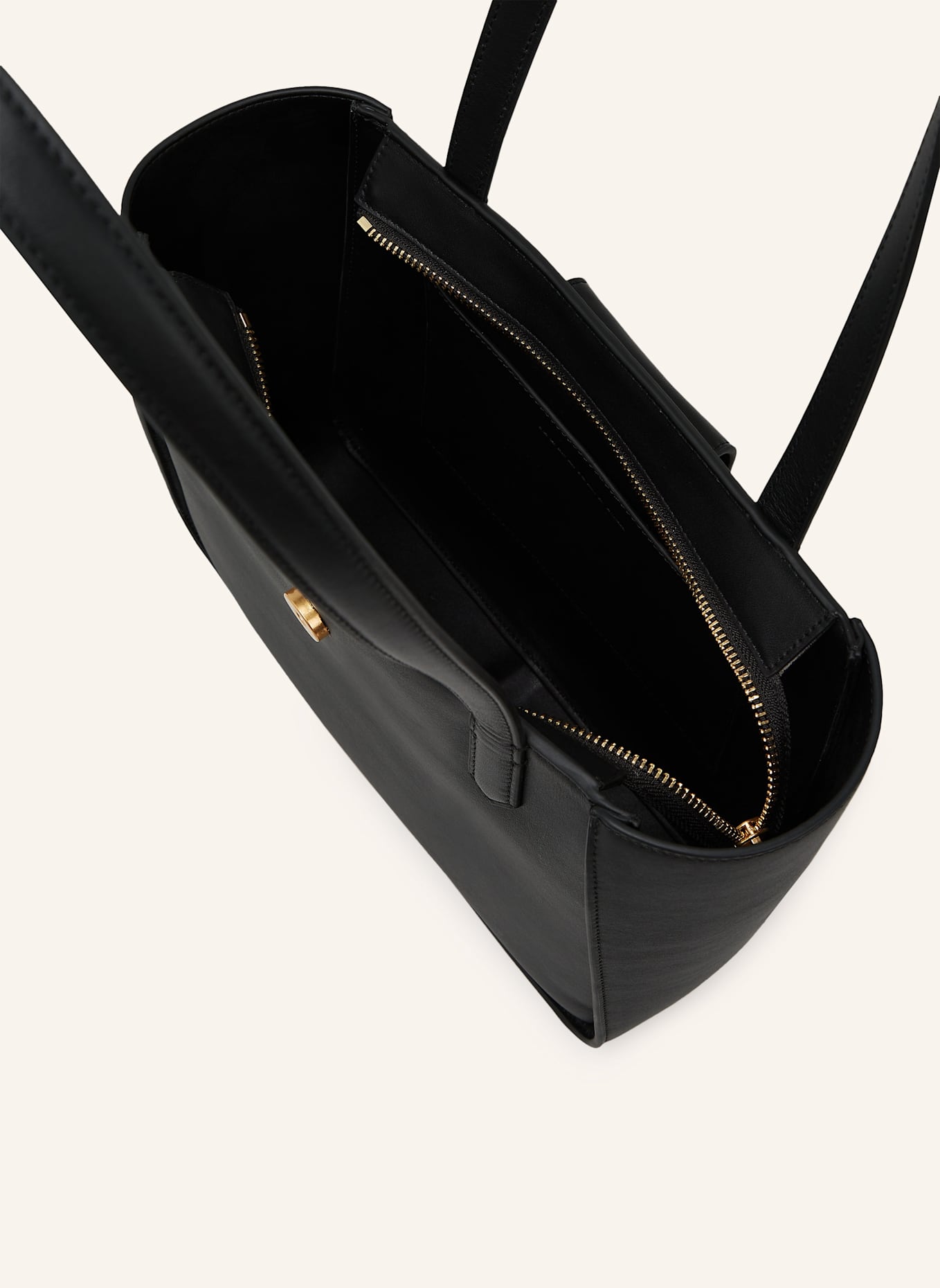 KARL LAGERFELD Handtasche: SCHWARZ/ GOLD