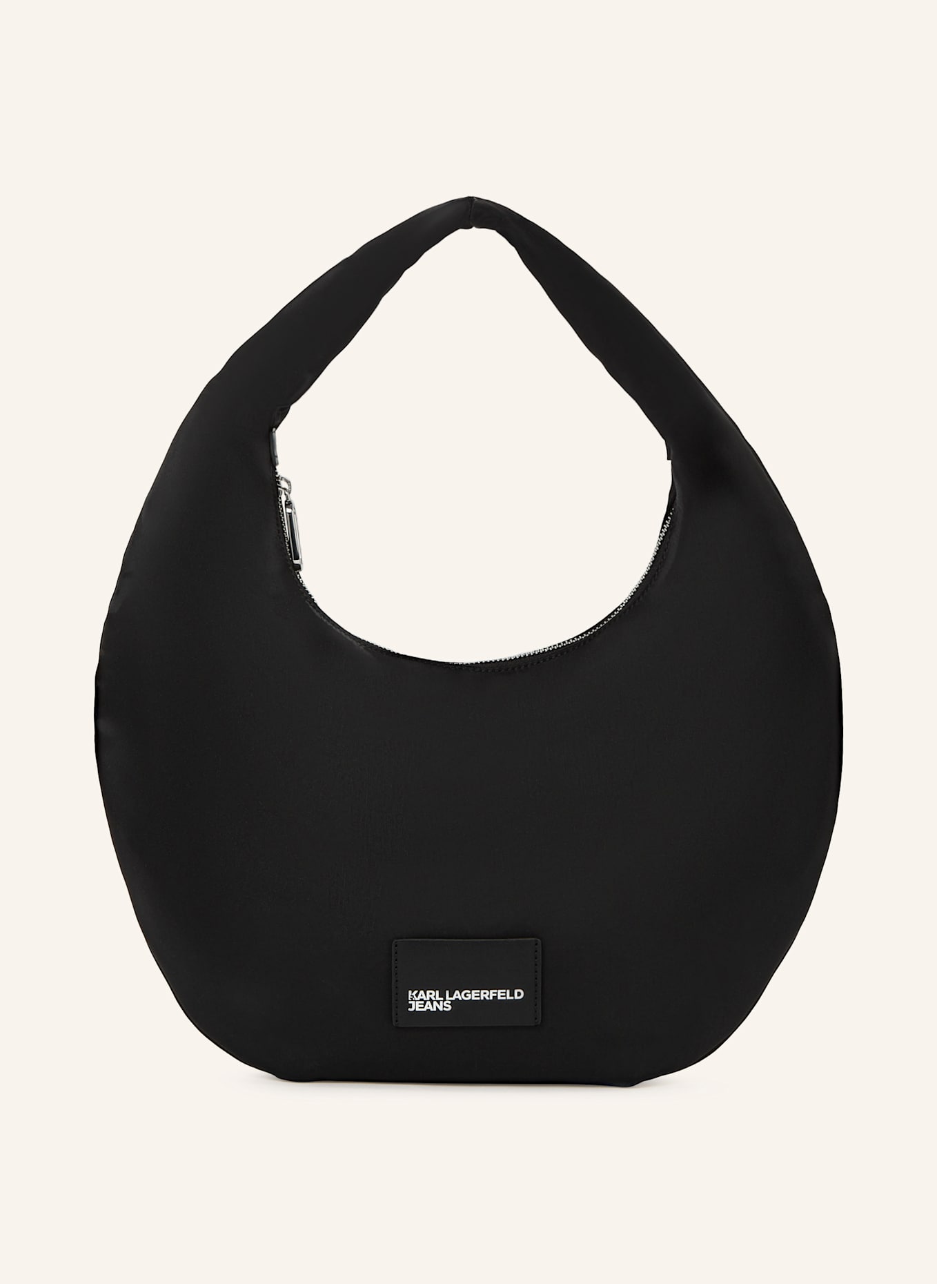 KARL LAGERFELD JEANS Hobo-Bag: SCHWARZ