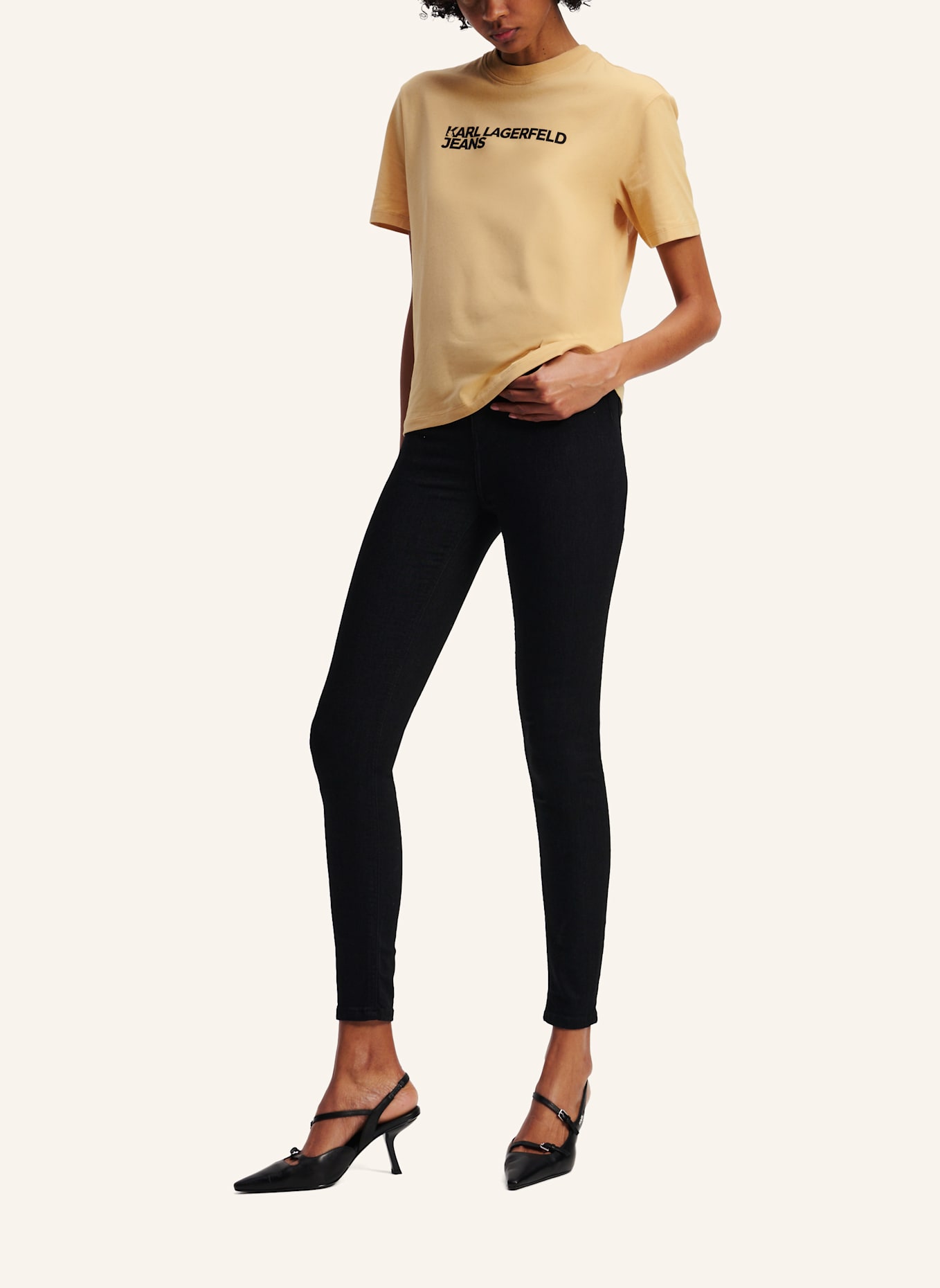 KARL LAGERFELD JEANS Jeans: SCHWARZ