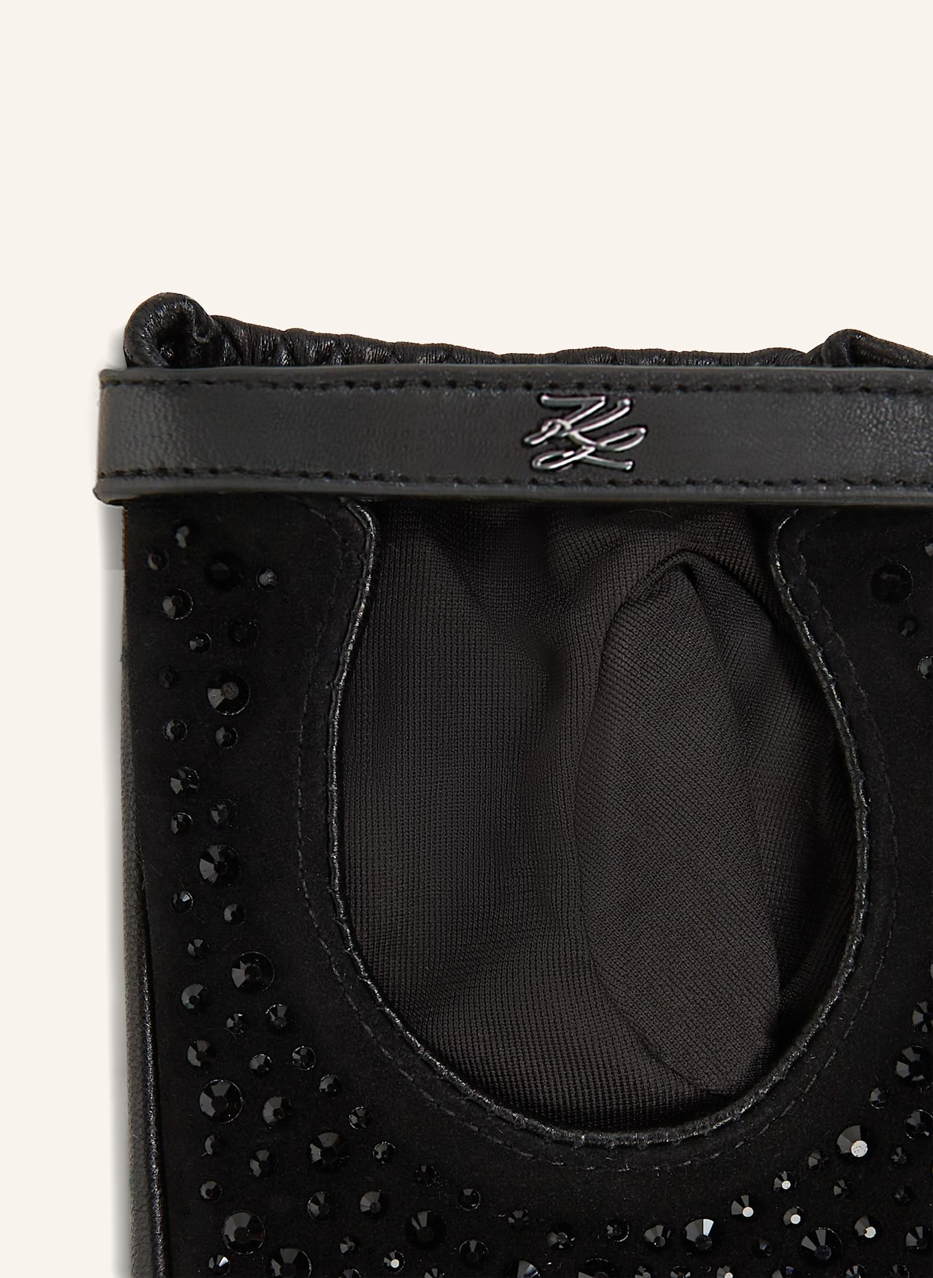 KARL LAGERFELD K/Autograph Handschuhe: SCHWARZ