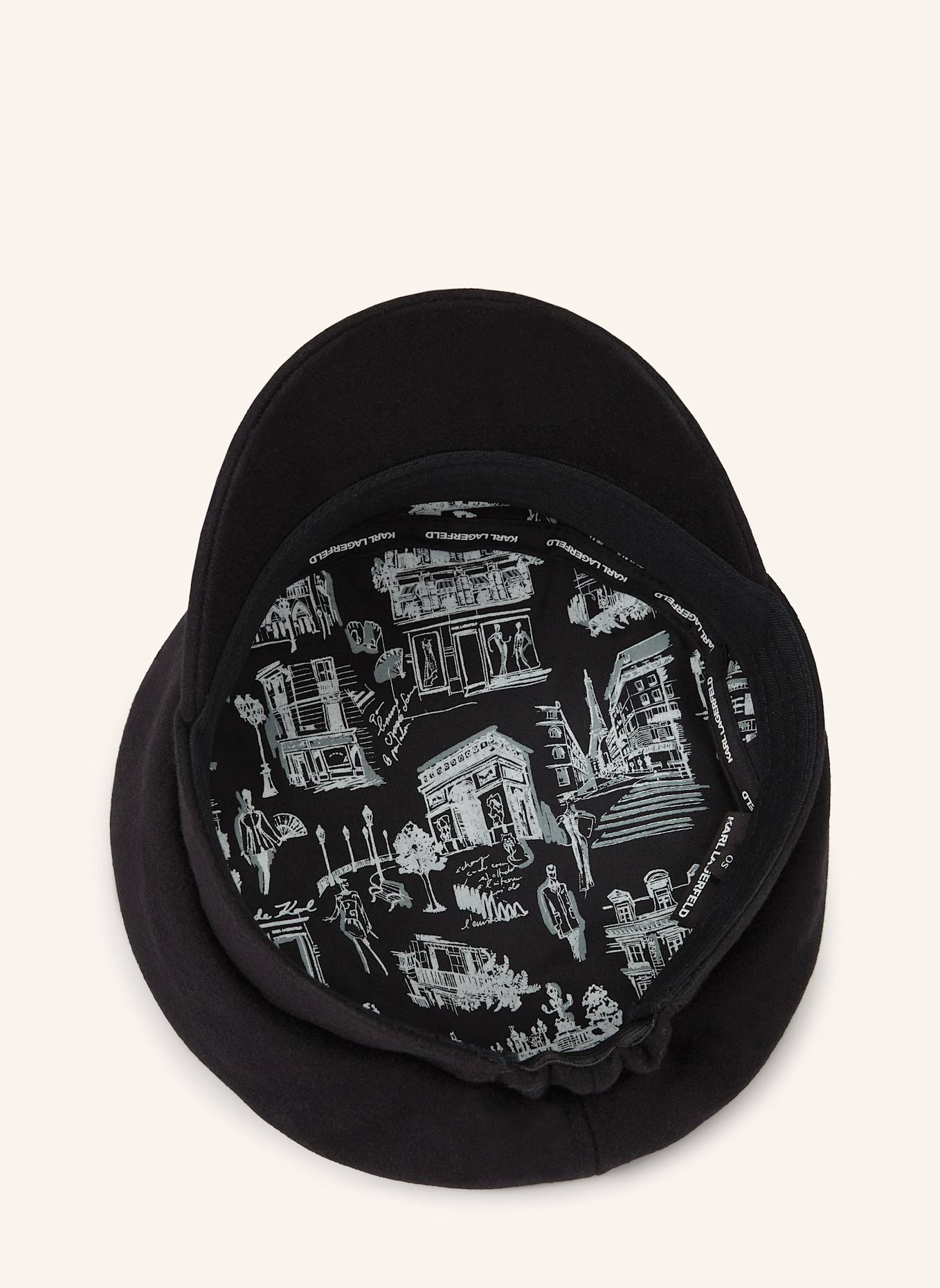 KARL LAGERFELD Hut: SCHWARZ