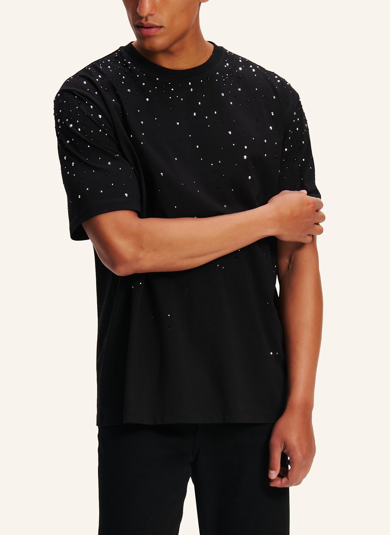 KARL LAGERFELD T-shirt: SCHWARZ