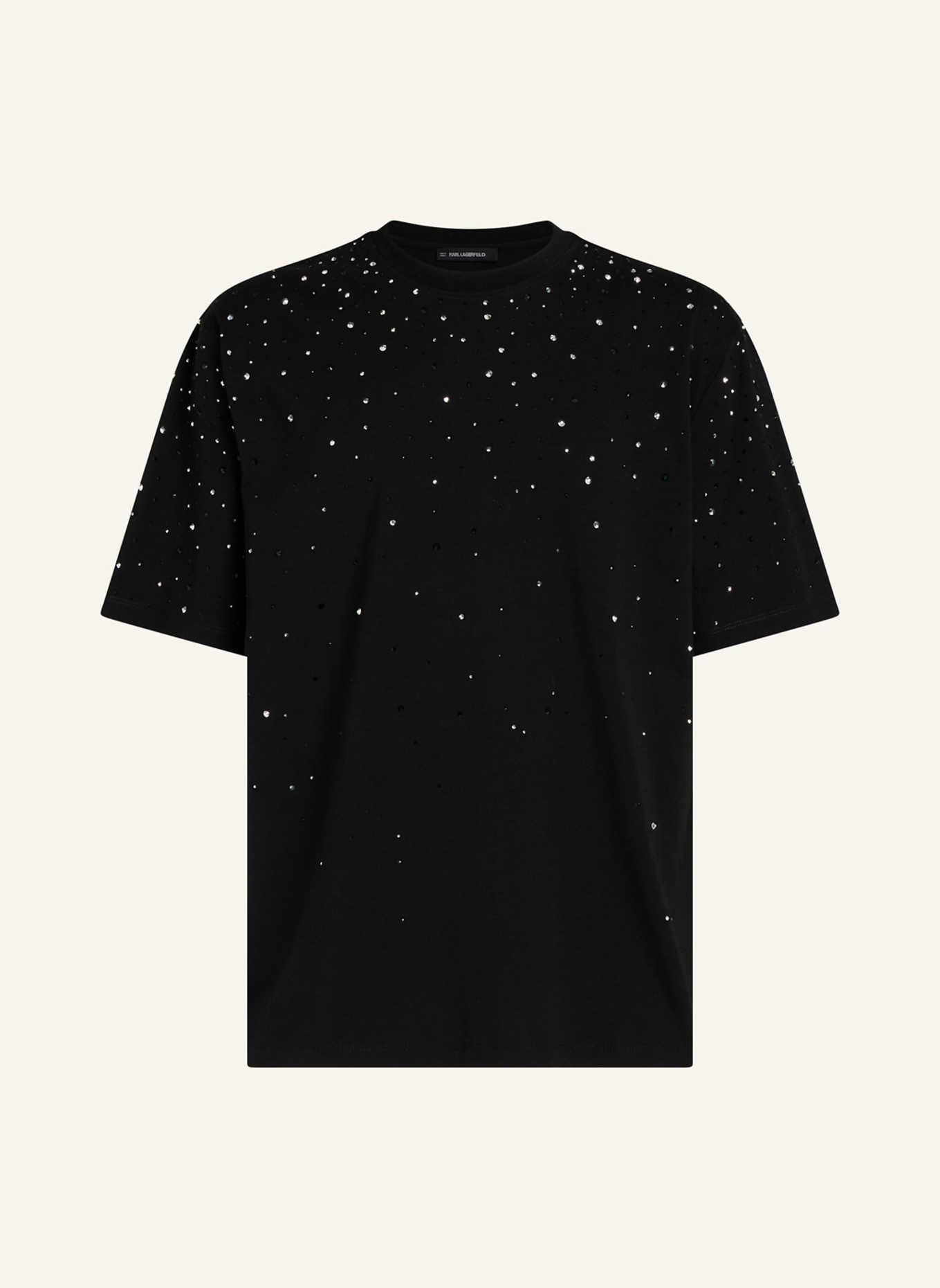 KARL LAGERFELD T-shirt: SCHWARZ