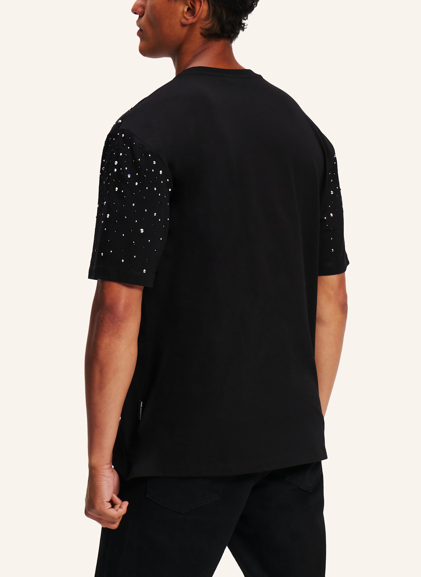 KARL LAGERFELD T-shirt: SCHWARZ