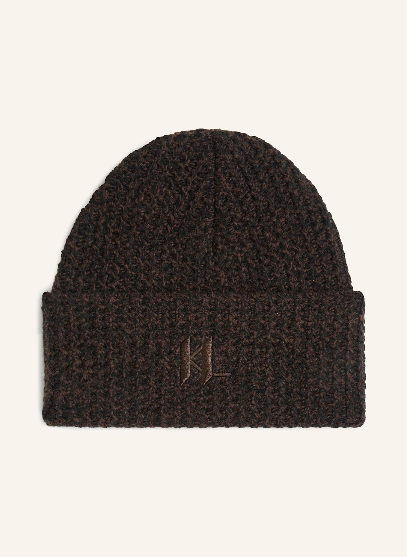 KARL LAGERFELD Hut: DUNKELBRAUN