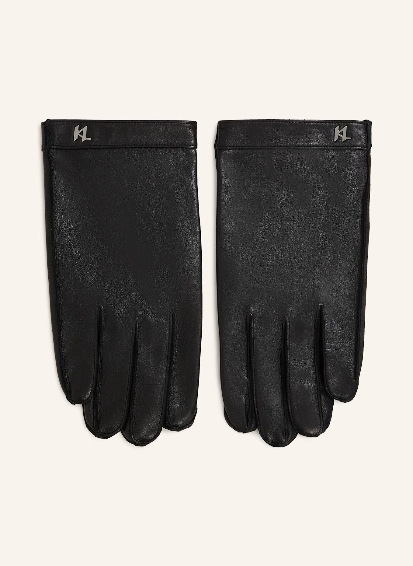 KARL LAGERFELD Handschuhe: SCHWARZ