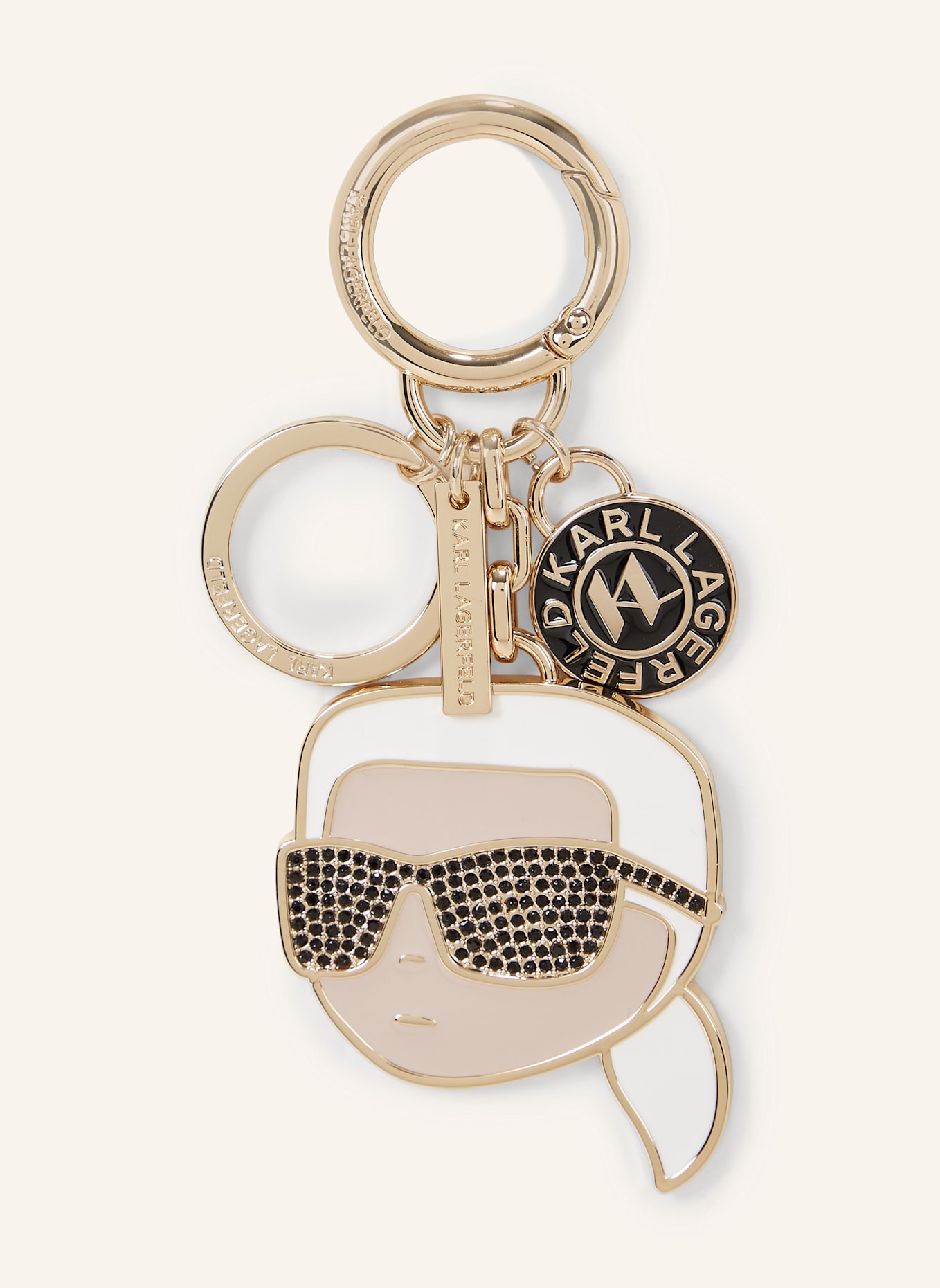 KARL LAGERFELD Schlüsselanhänger: GOLD