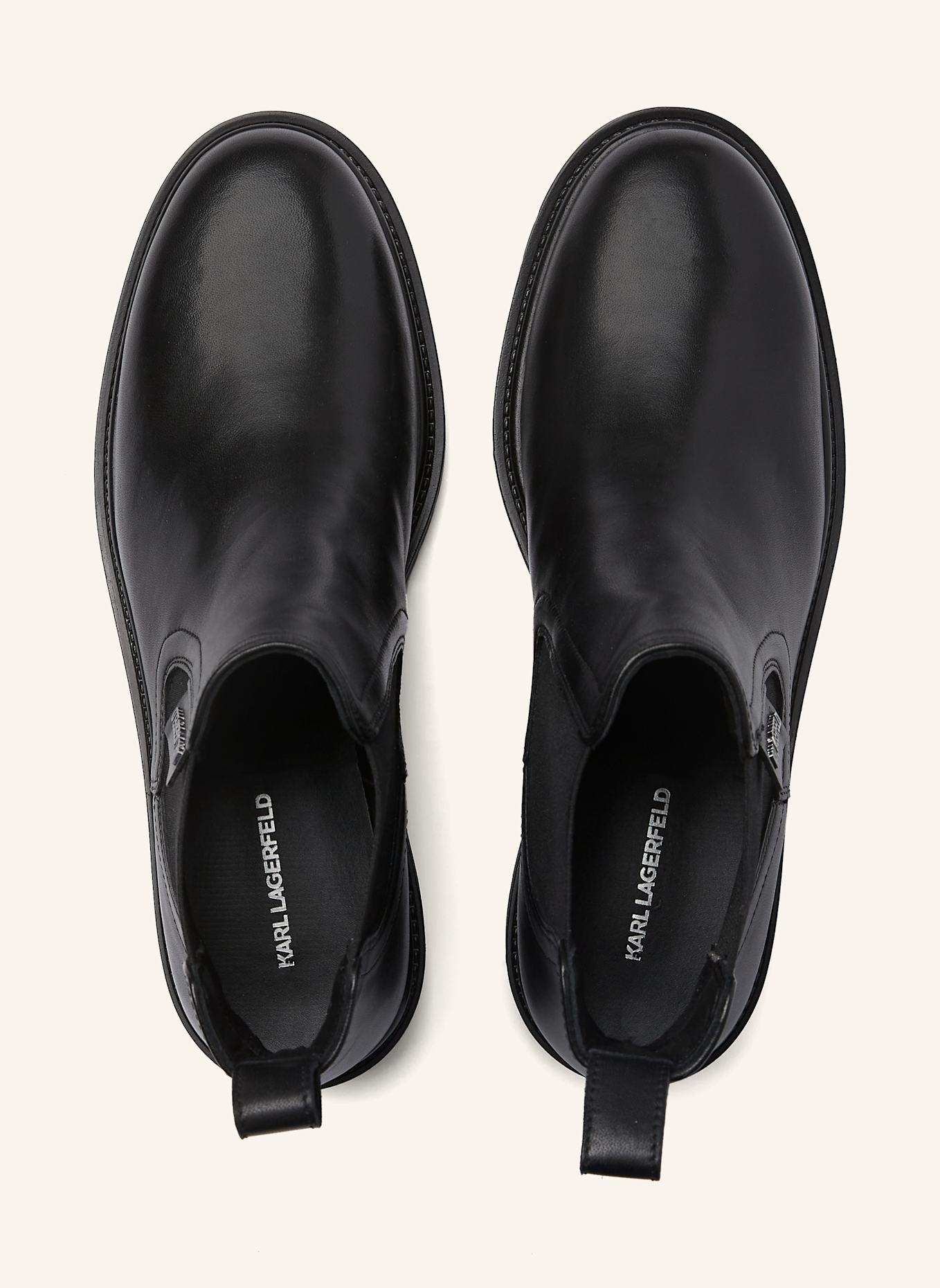 KARL LAGERFELD Chelsea-Boots: SCHWARZ