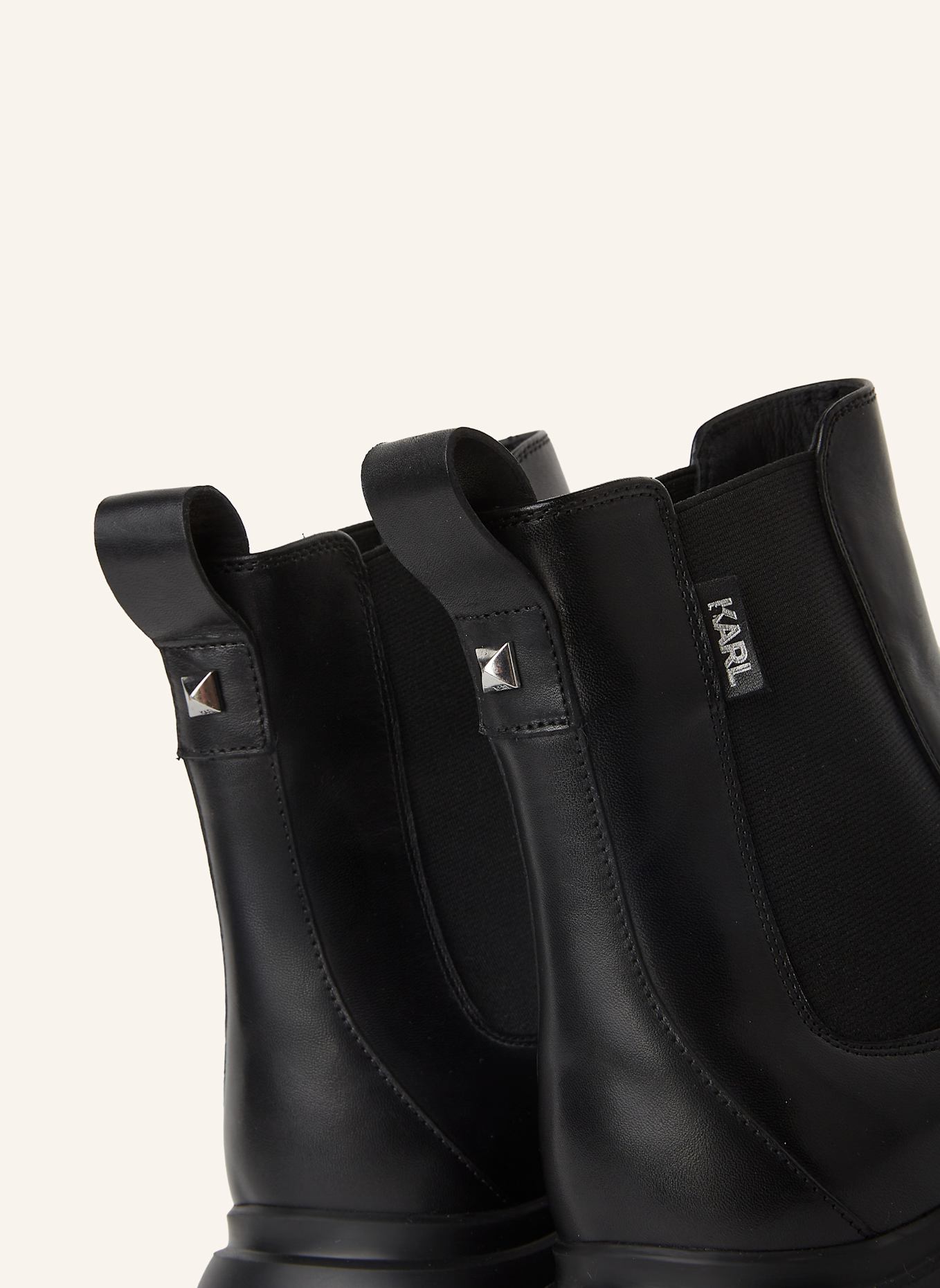 KARL LAGERFELD Chelsea-Boots: SCHWARZ