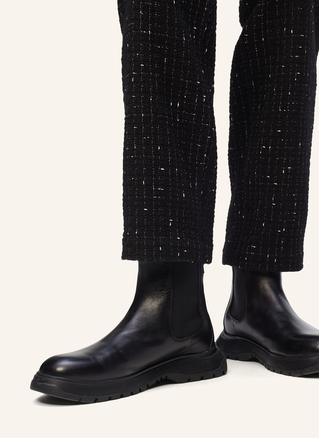 KARL LAGERFELD Chelsea-Boots: SCHWARZ