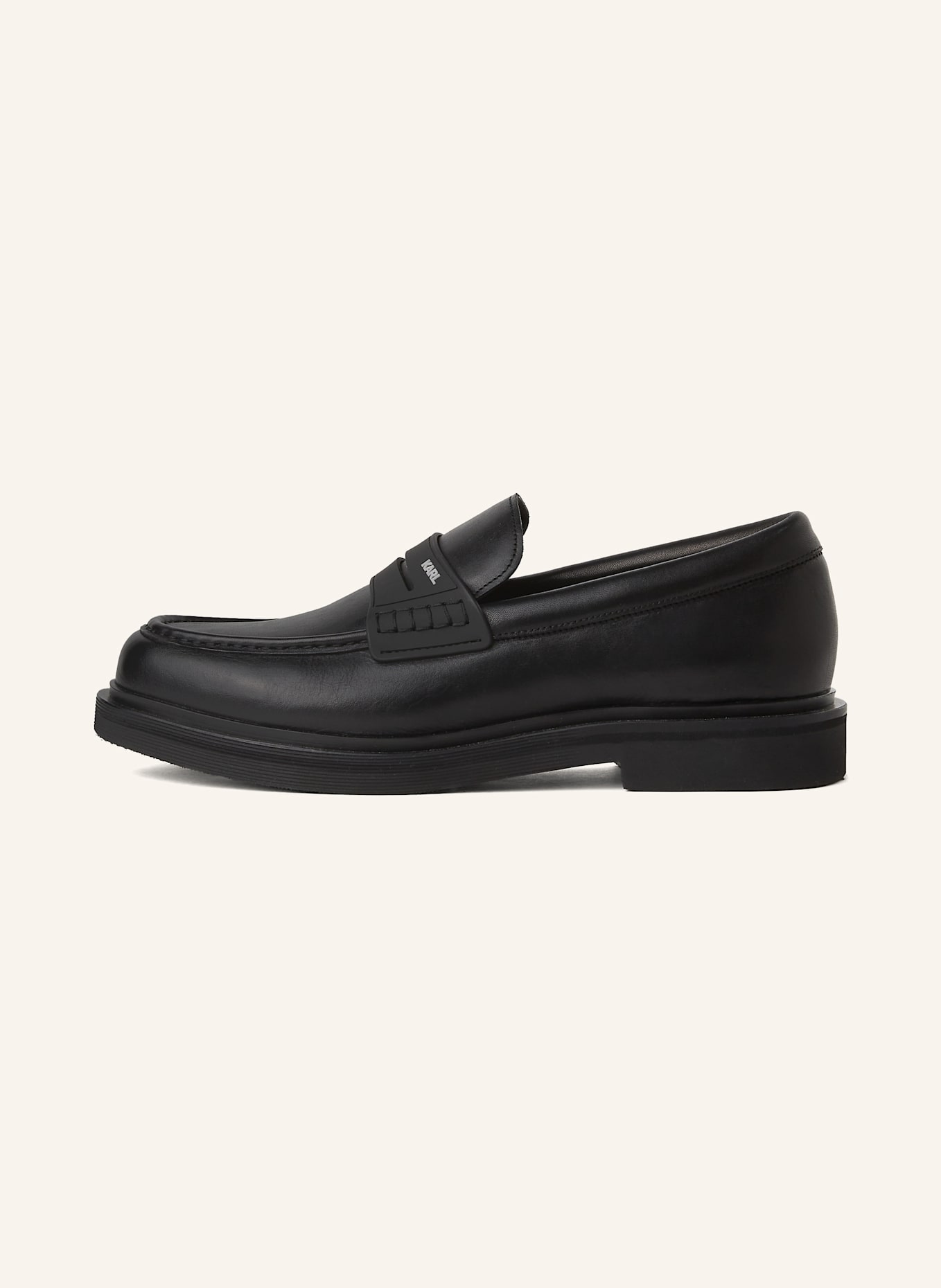 KARL LAGERFELD Flache Schuhe: SCHWARZ