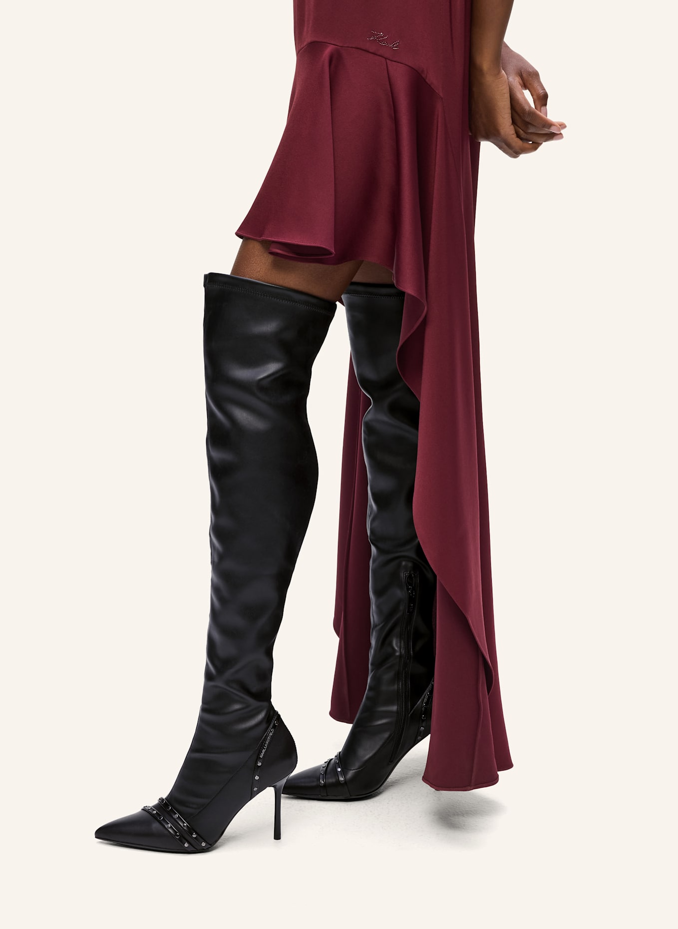 KARL LAGERFELD Stiefel: SCHWARZ