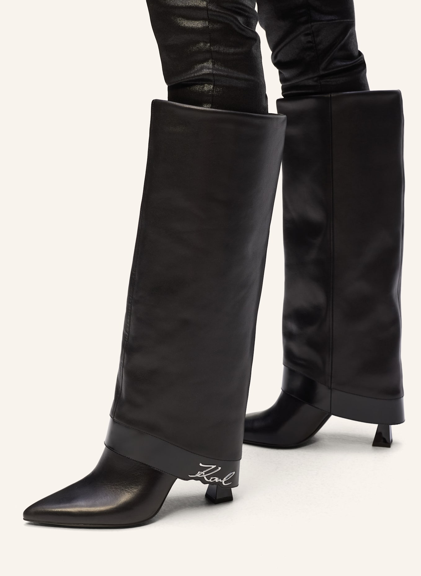KARL LAGERFELD Stiefel: SCHWARZ