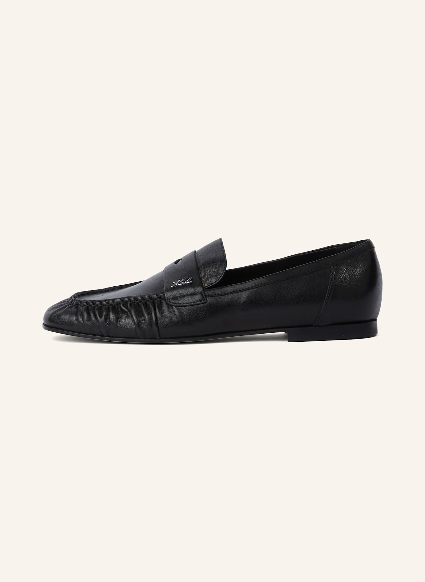 KARL LAGERFELD Flache Schuhe: SCHWARZ