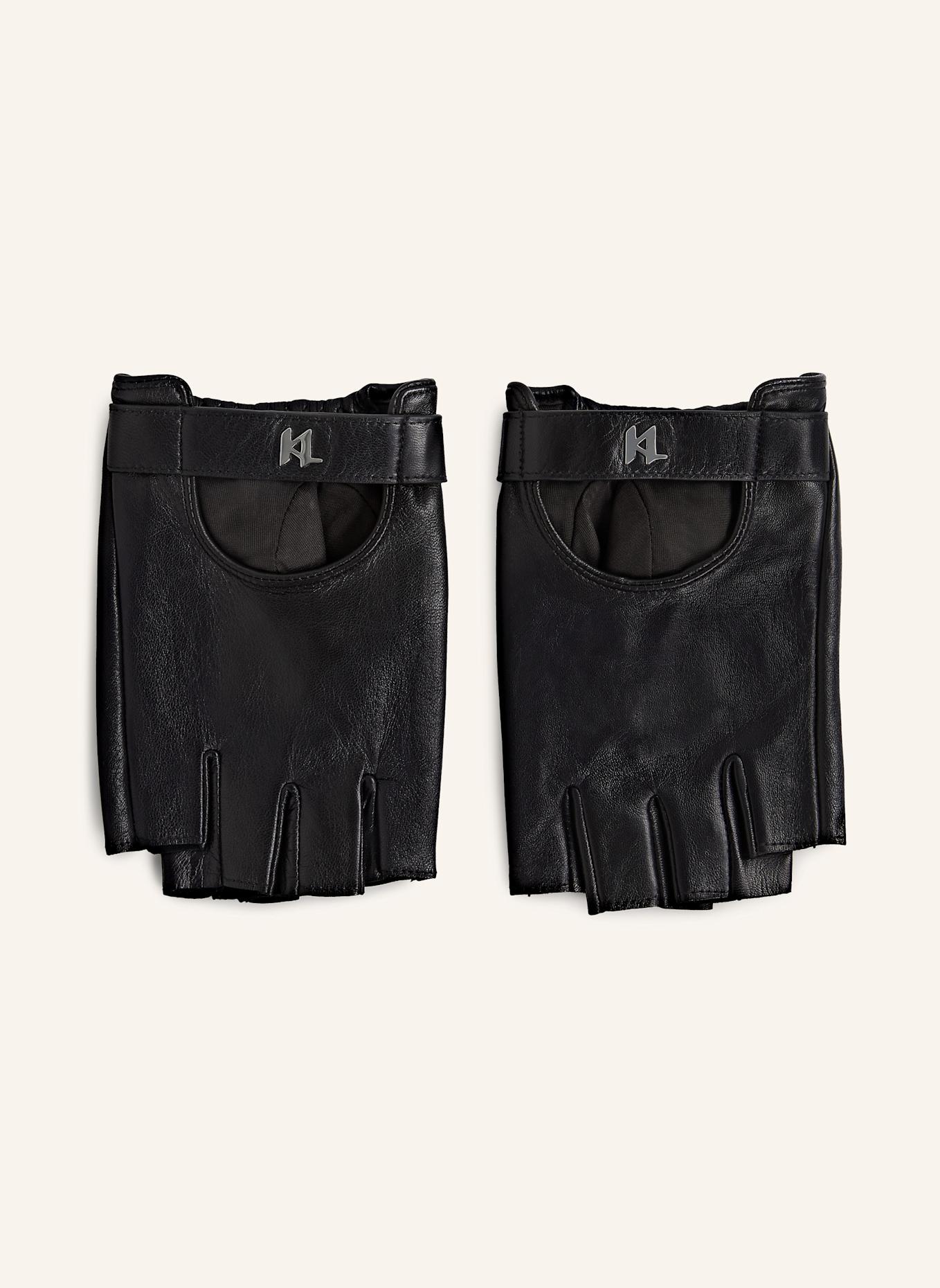 KARL LAGERFELD Handschuhe: SCHWARZ