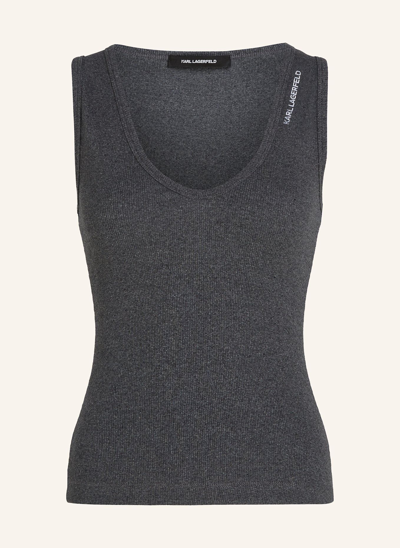 KARL LAGERFELD Tank: GRAU