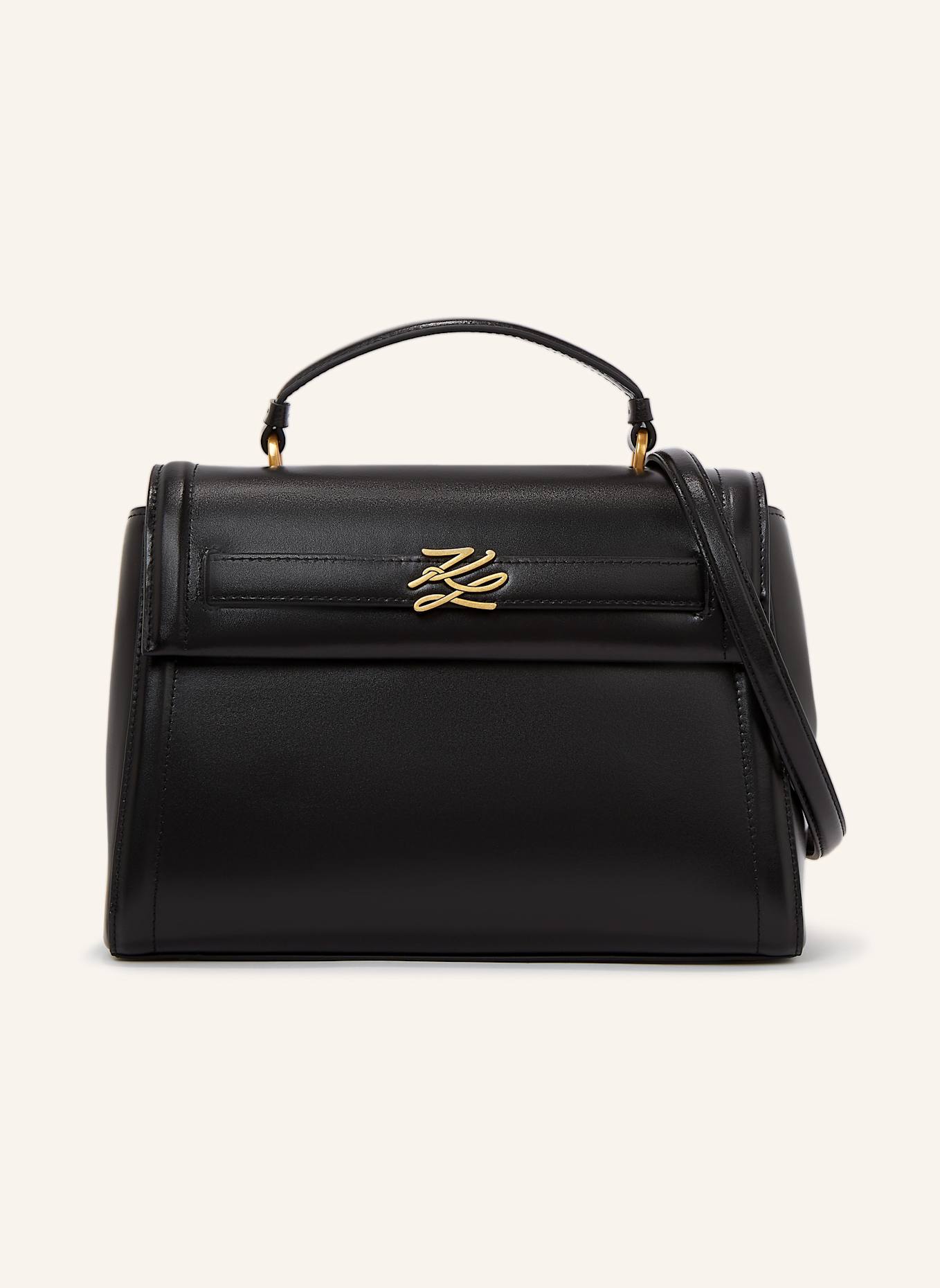 KARL LAGERFELD Tasche: SCHWARZ/ GOLD