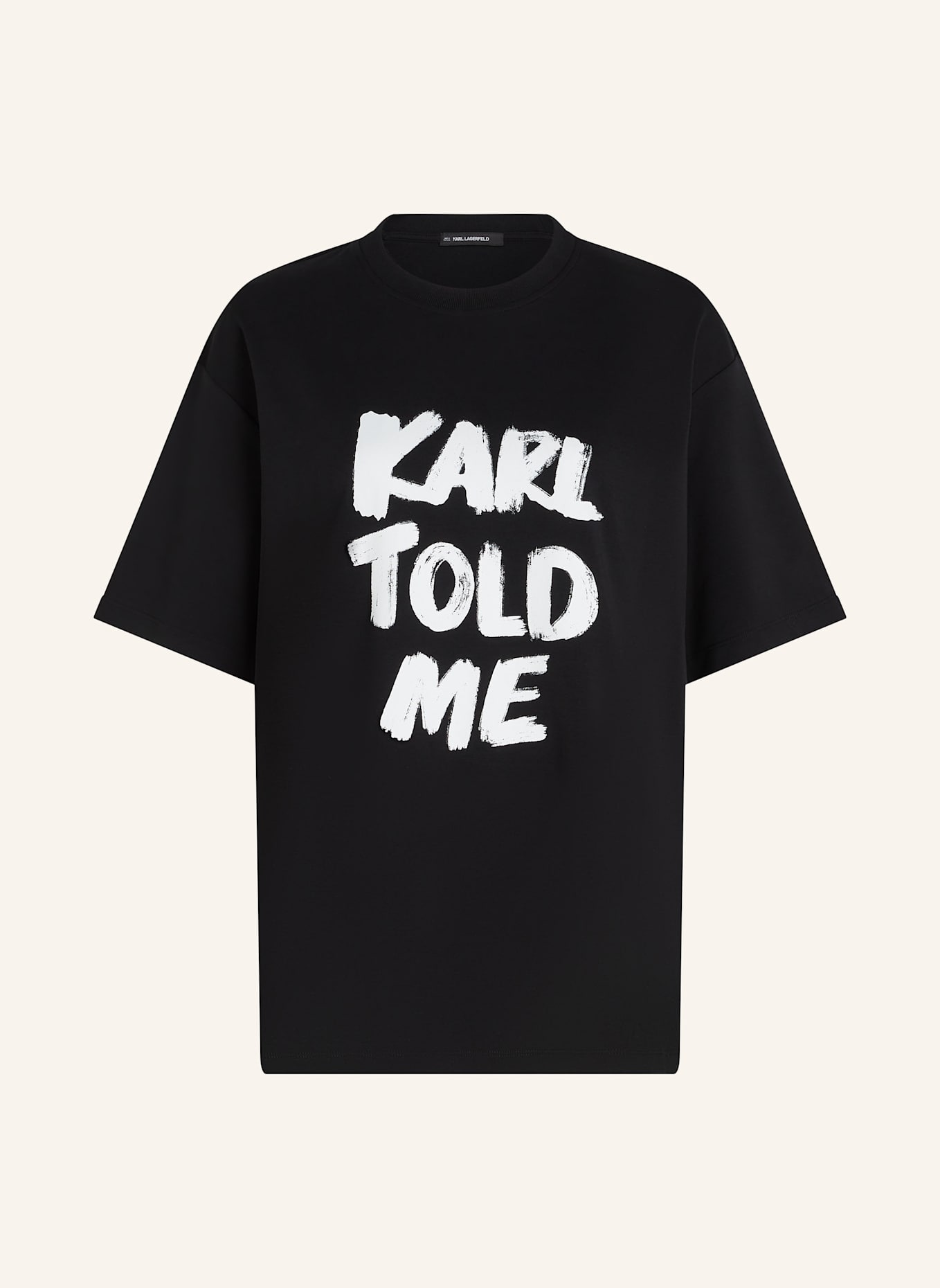 KARL LAGERFELD T-shirt: SCHWARZ
