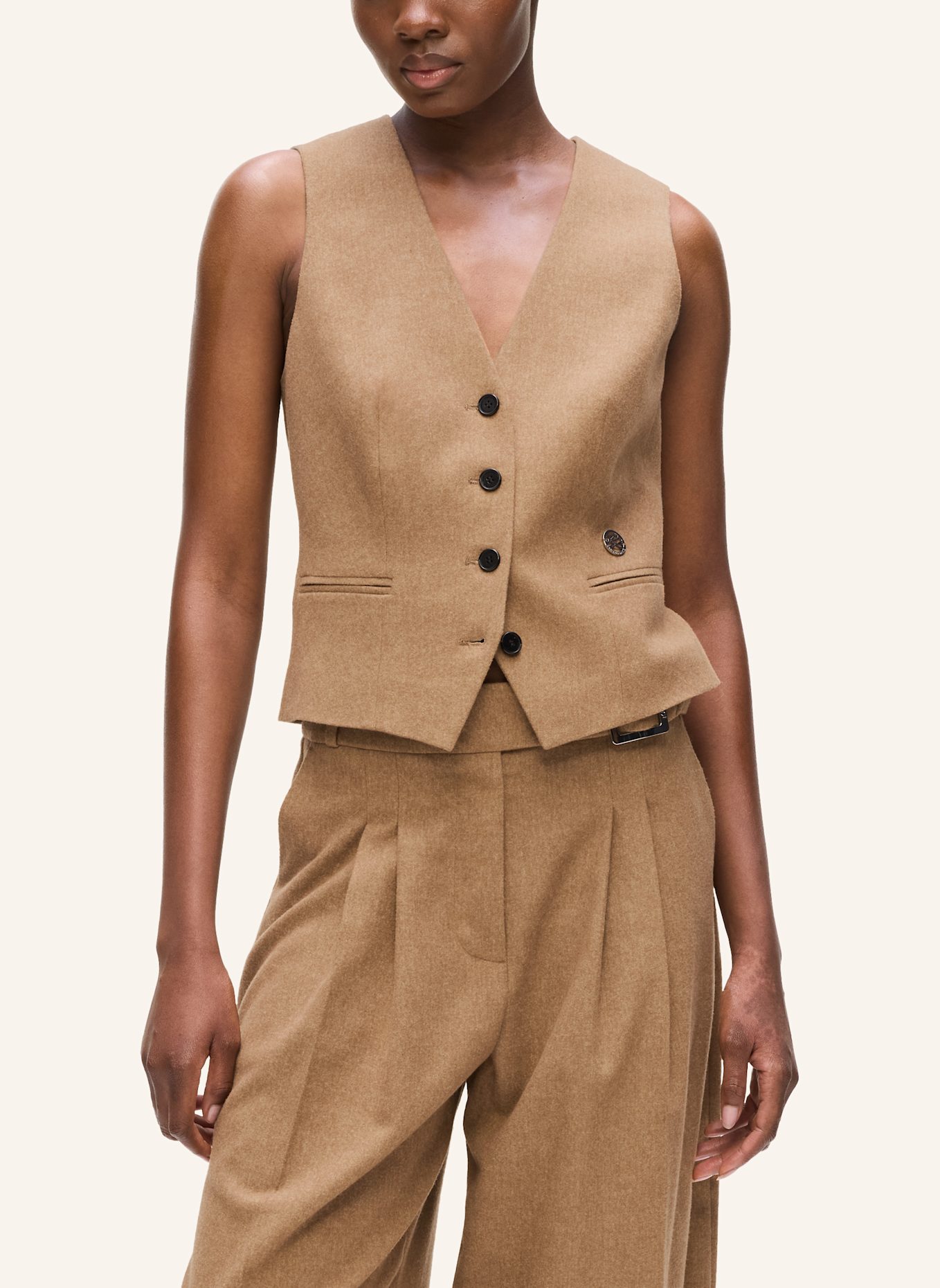 KARL LAGERFELD Weste: BRAUN