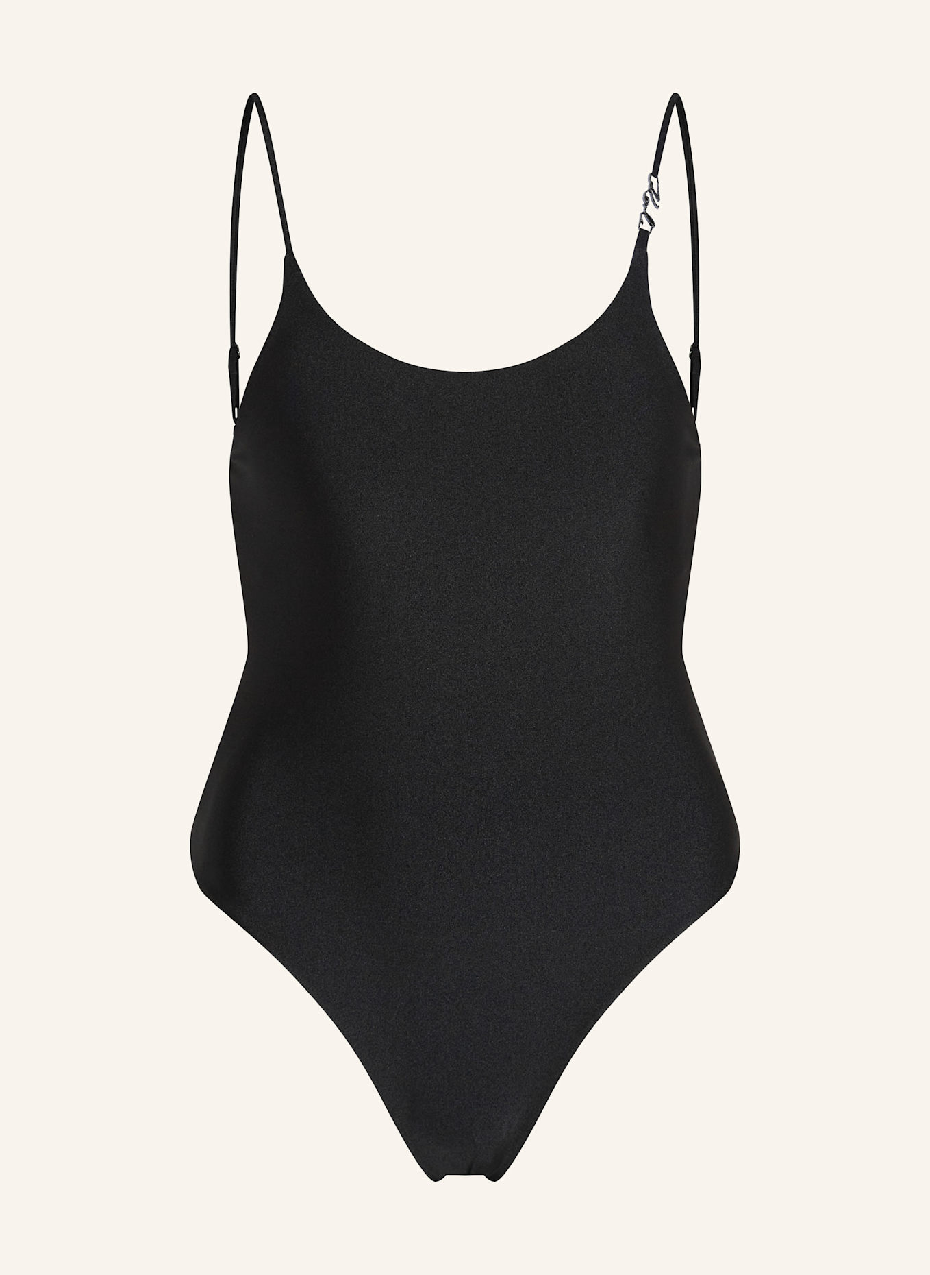 KARL LAGERFELD Badeanzug: SCHWARZ