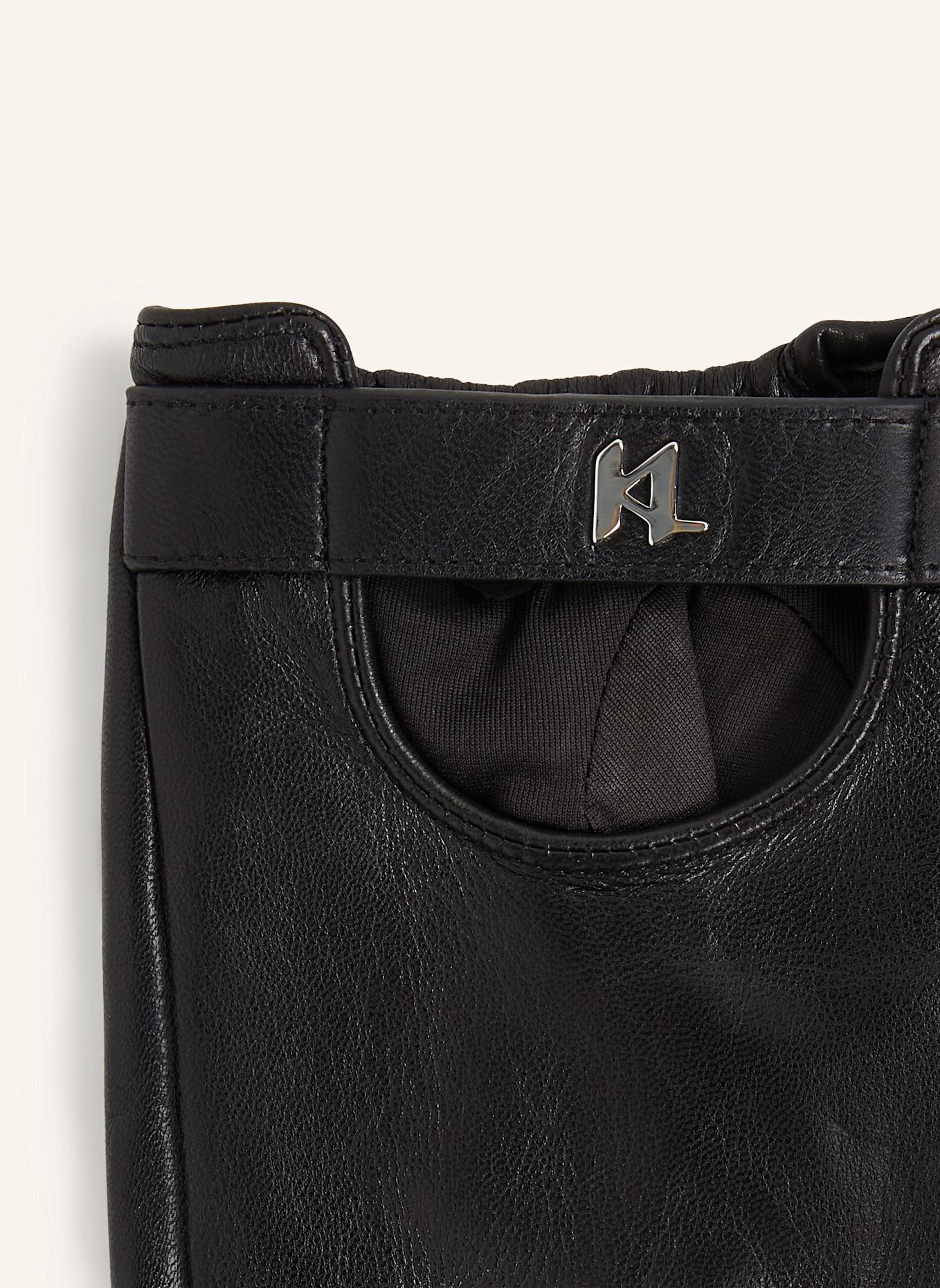 KARL LAGERFELD Handschuhe: SCHWARZ