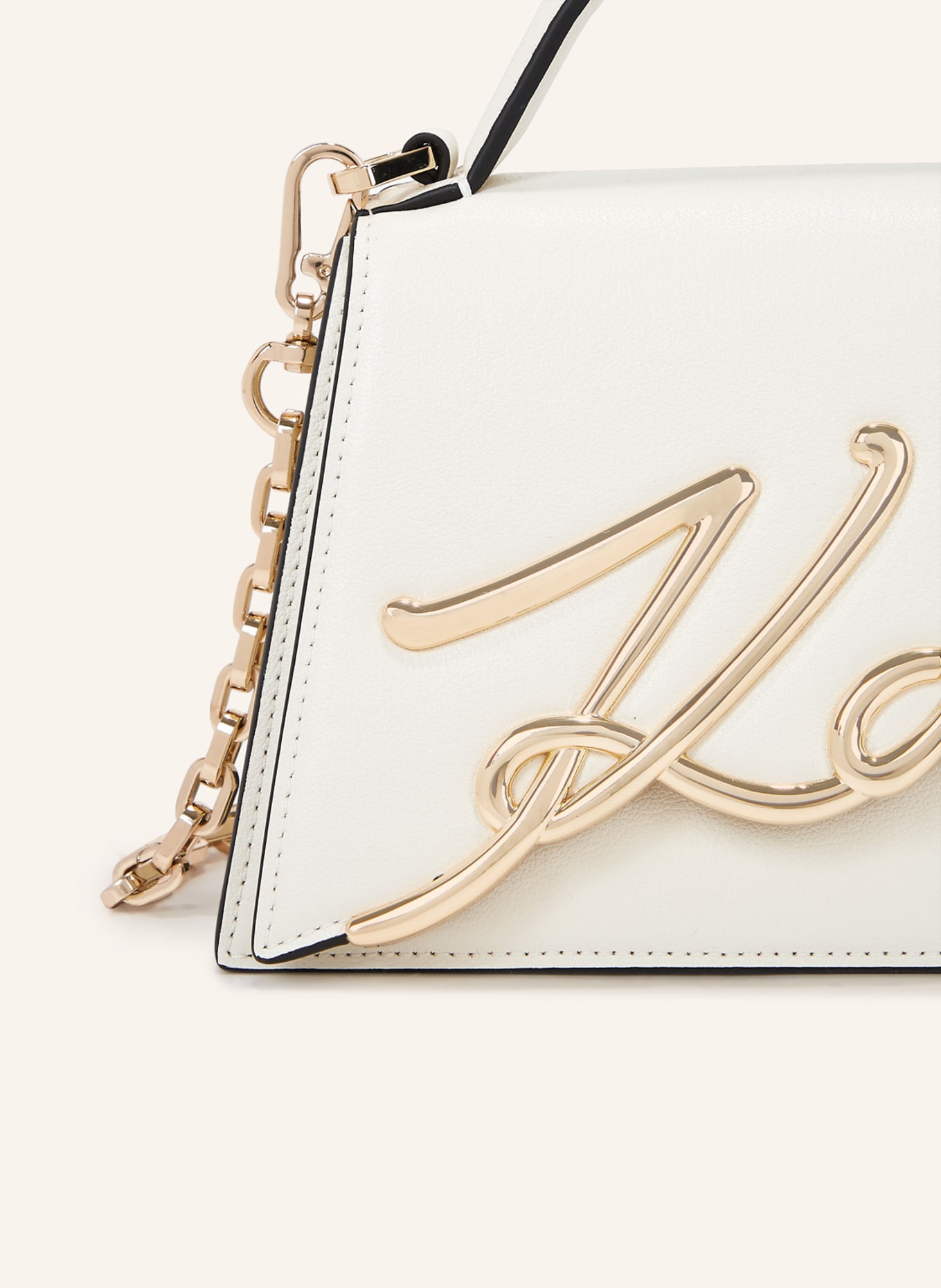 KARL LAGERFELD Umhängetasche: WEISS