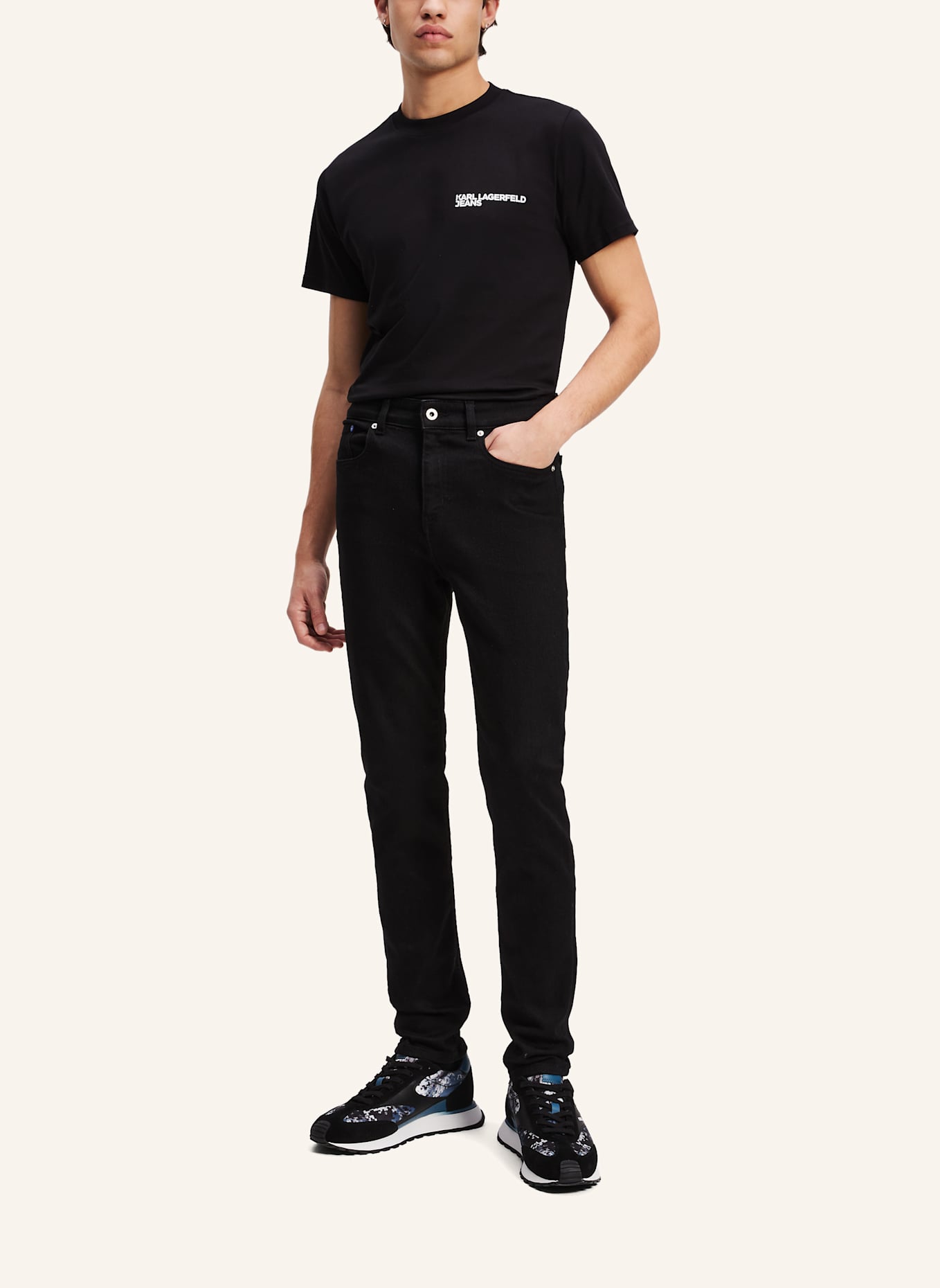 KARL LAGERFELD JEANS Jeans: SCHWARZ