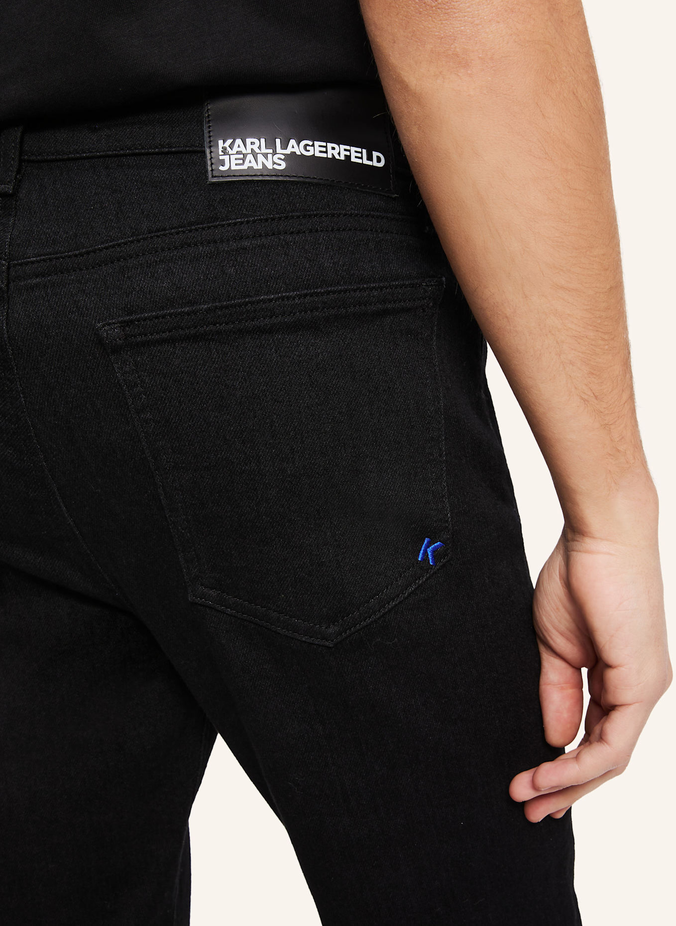 KARL LAGERFELD JEANS Jeans: SCHWARZ