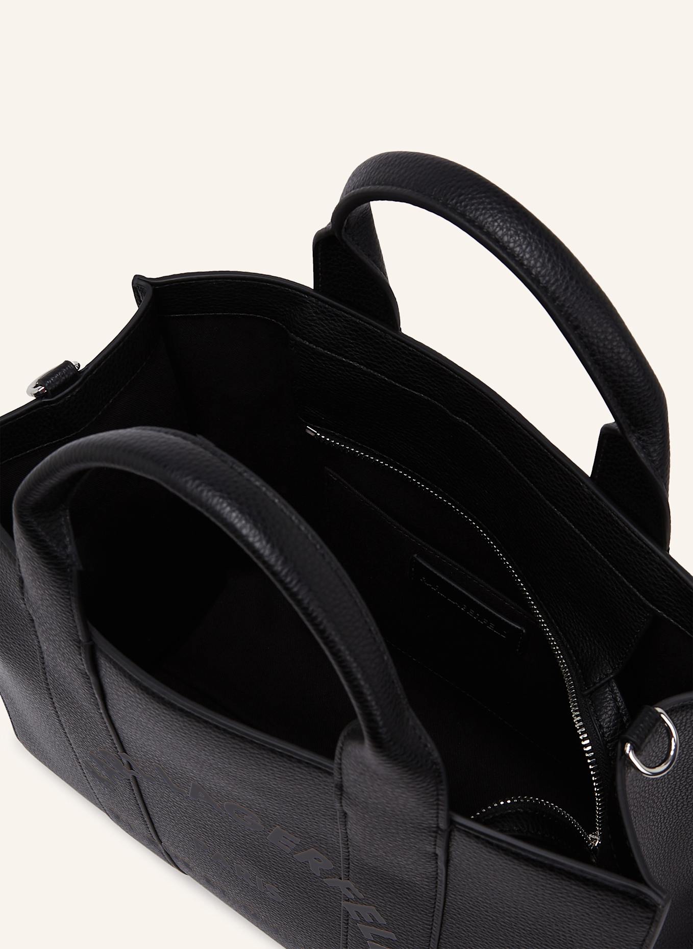 KARL LAGERFELD Handtasche: SCHWARZ