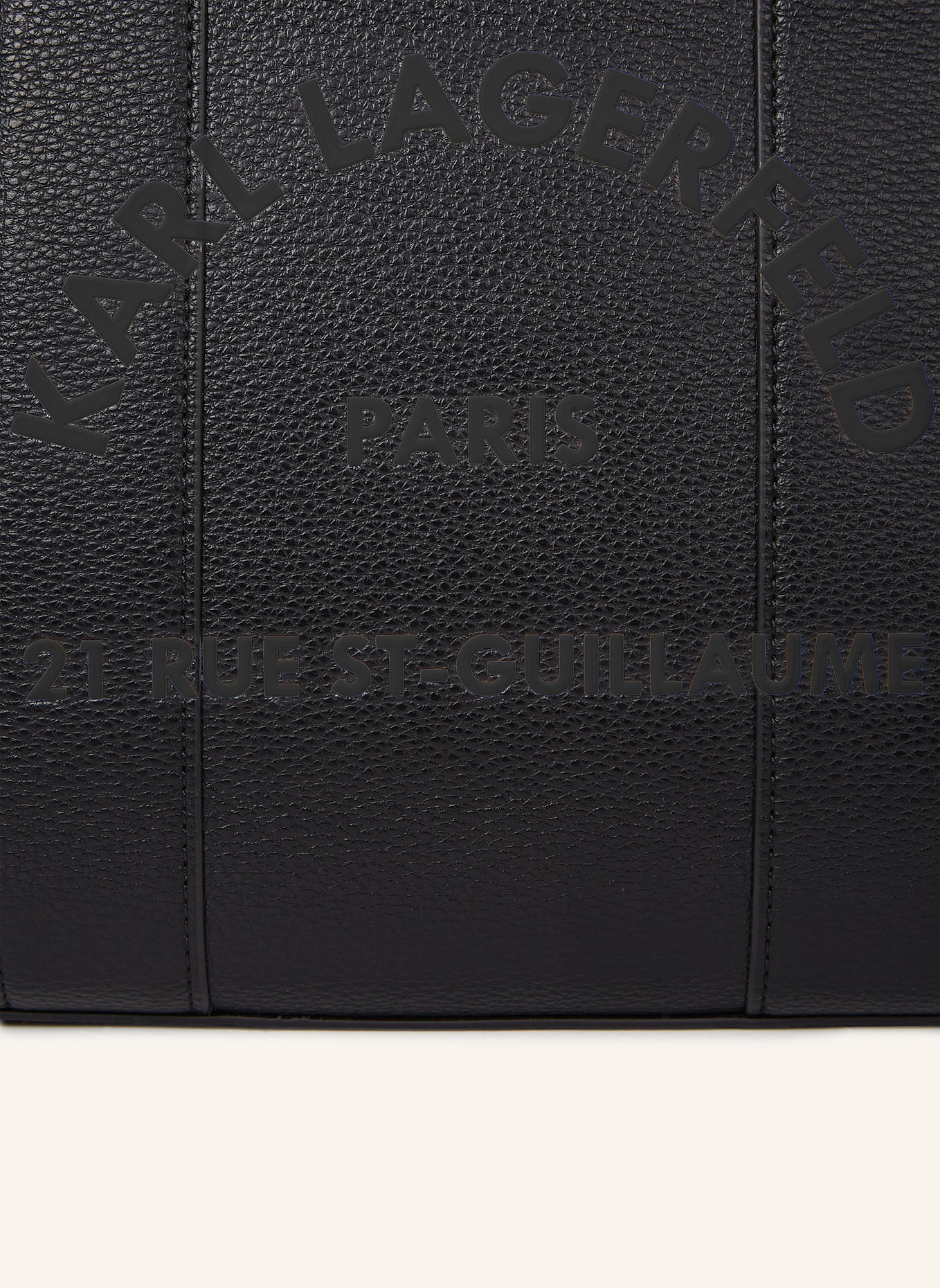 KARL LAGERFELD Handtasche: SCHWARZ