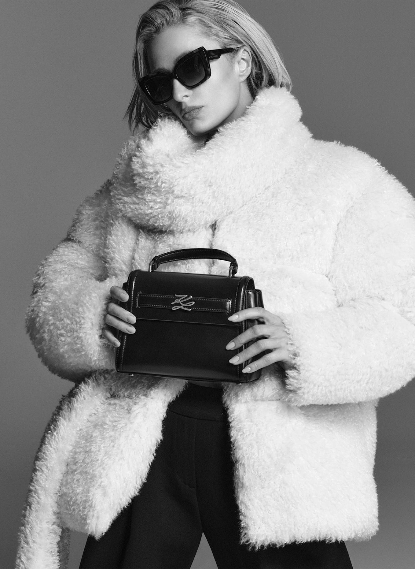 KARL LAGERFELD Tasche: SCHWARZ/ GOLD