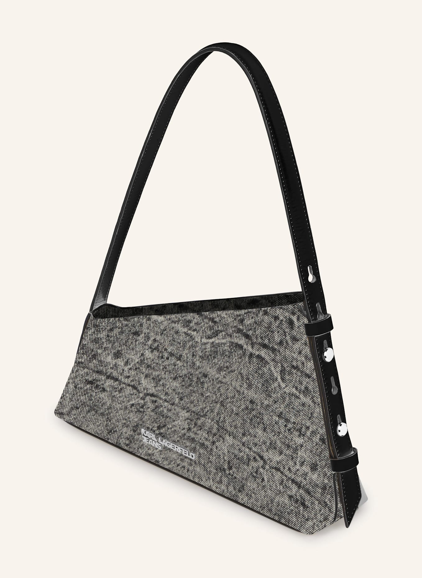 KARL LAGERFELD JEANS Schultertasche: SCHWARZ