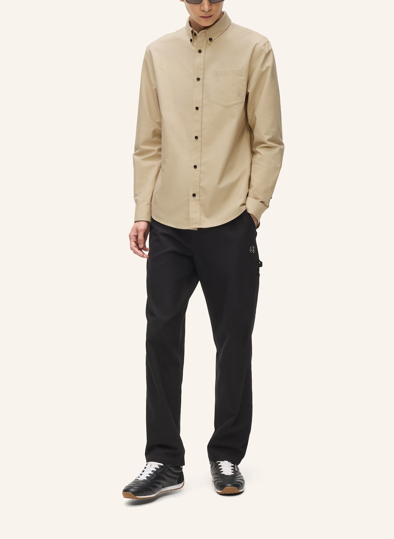 KARL LAGERFELD Hemd: KHAKI