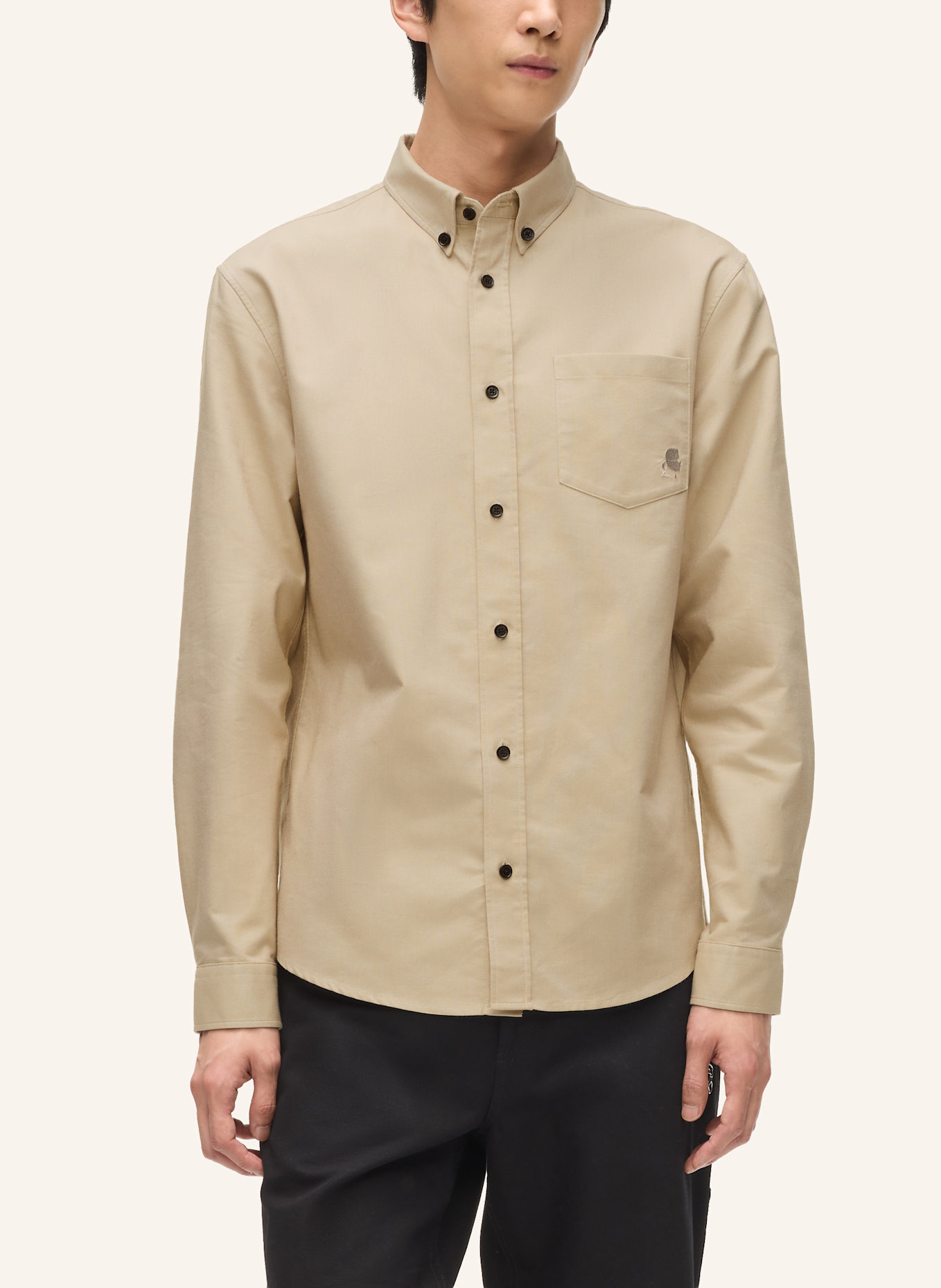 KARL LAGERFELD Hemd: KHAKI
