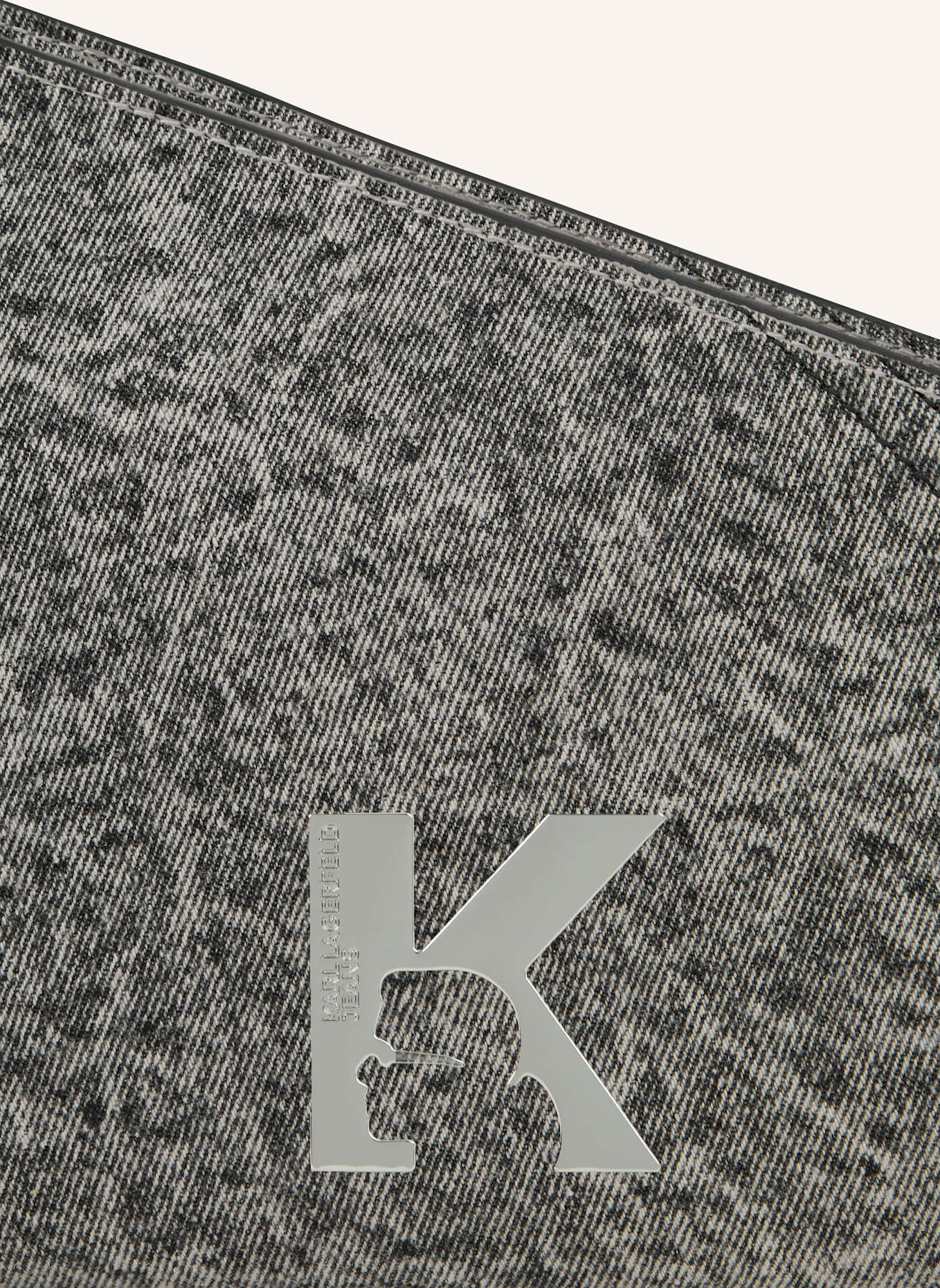 KARL LAGERFELD JEANS Schultertasche: SCHWARZ