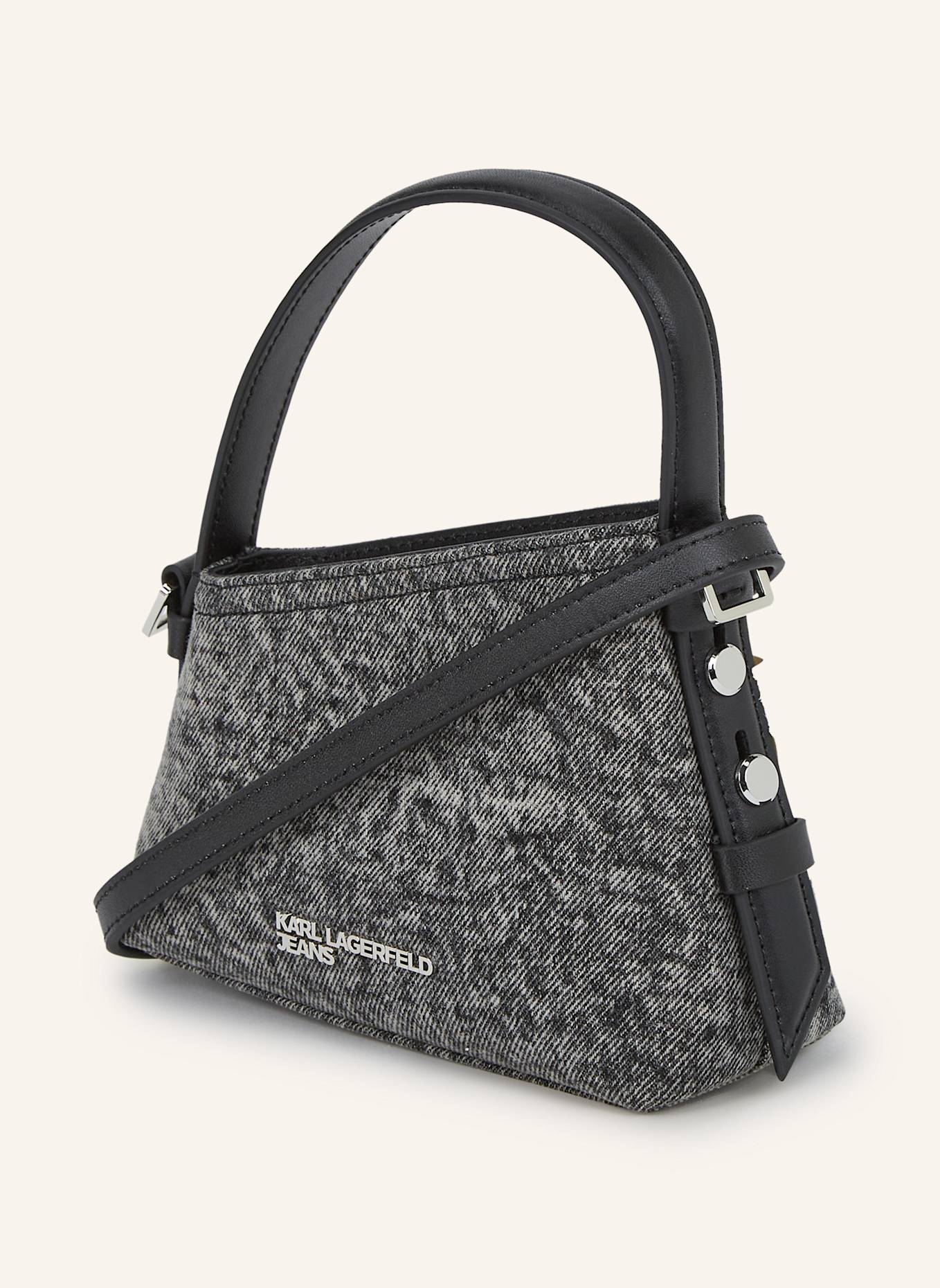 KARL LAGERFELD JEANS Umhängetasche: SCHWARZ