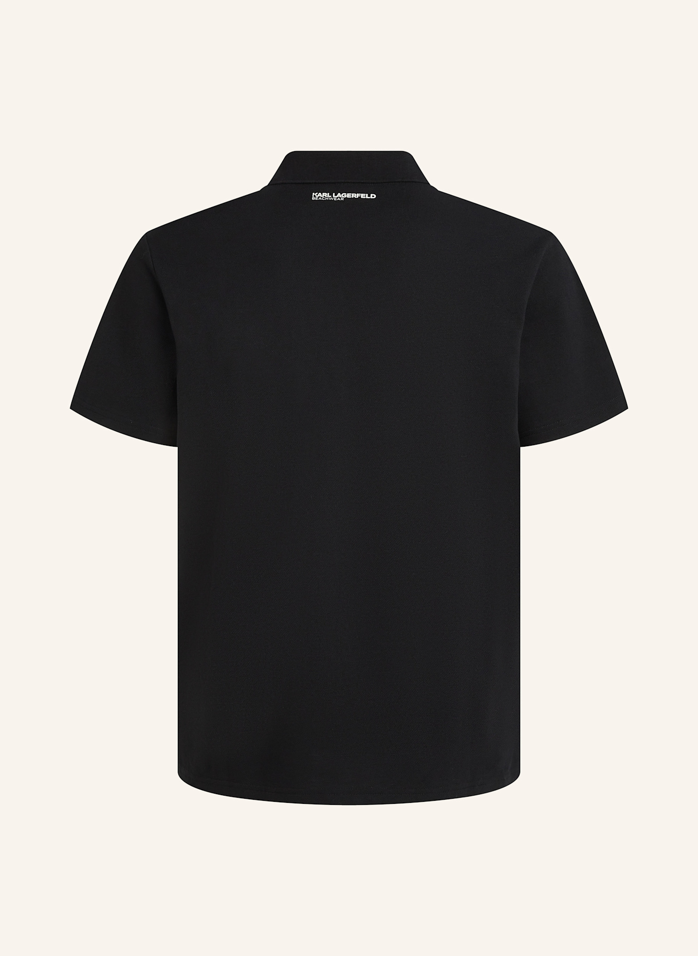 KARL LAGERFELD Poloshirt: SCHWARZ
